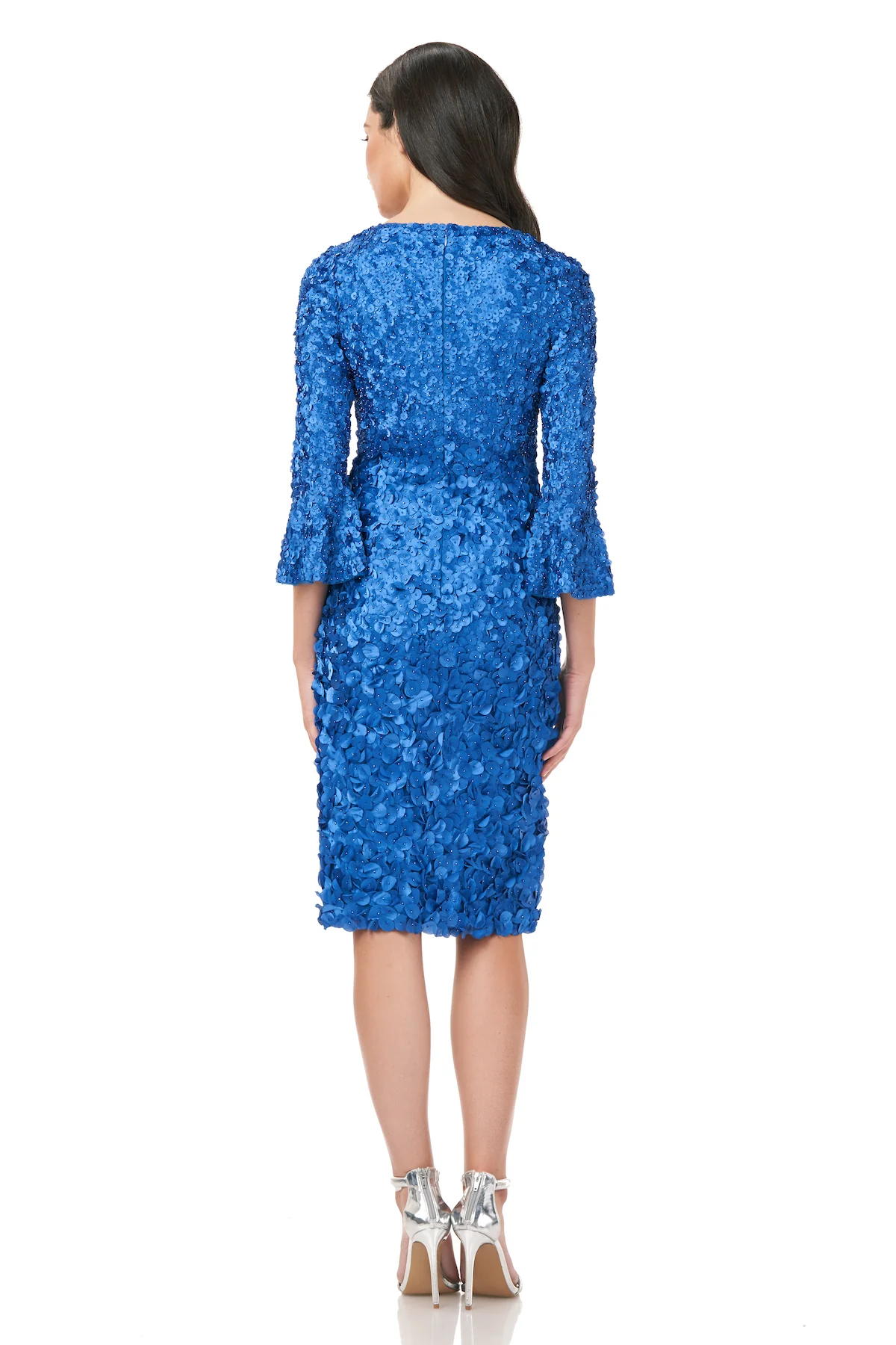 V-Neck Embroidered Dress - Image 3