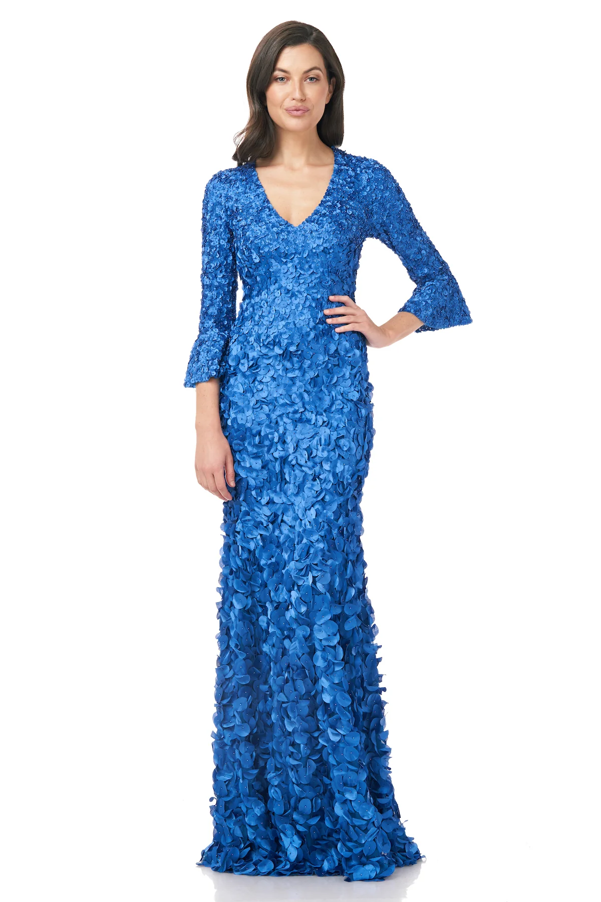 Petal Fitted Gown