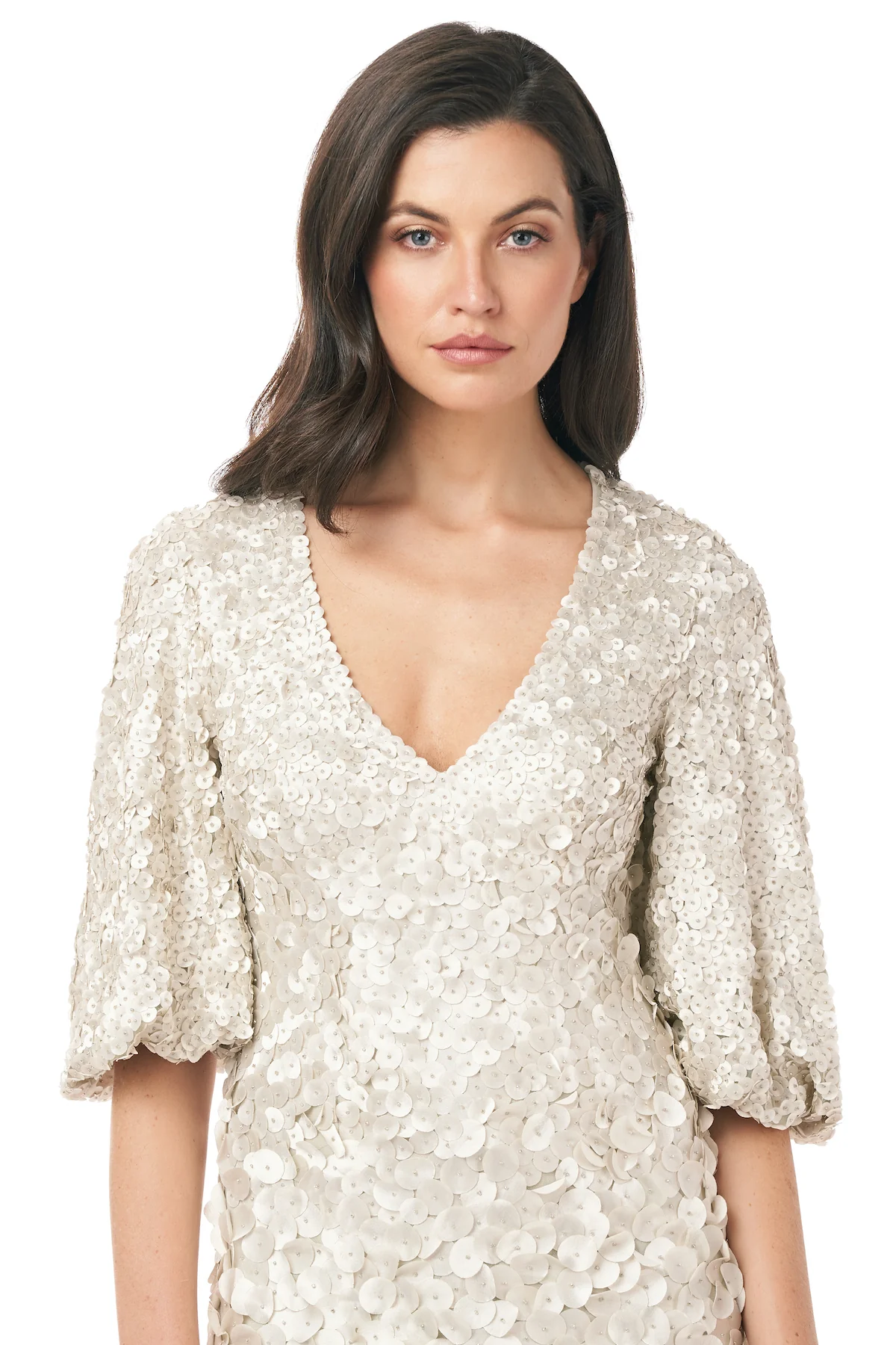 V-Neck Petal Gown - Image 4