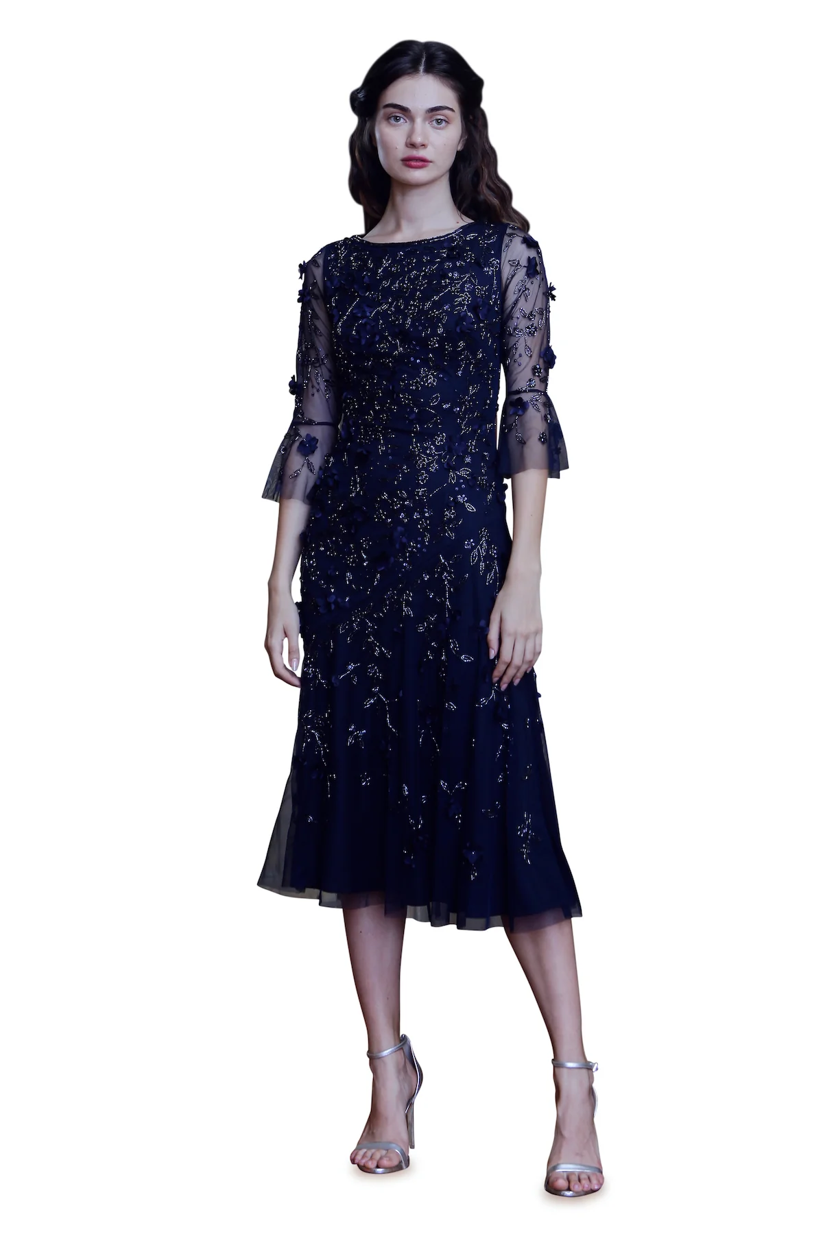 Jewel Neck Cocktail Dress