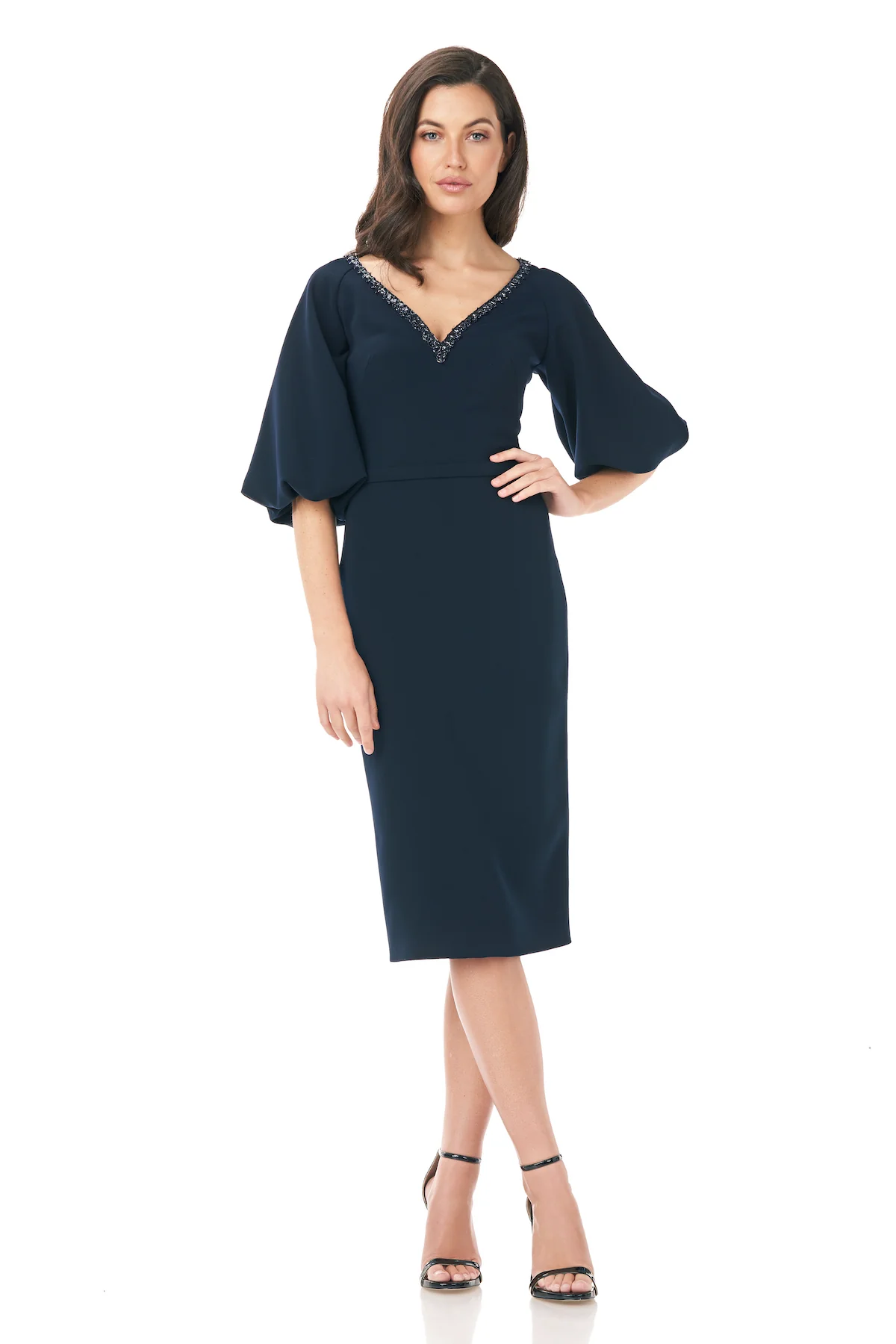 Crepe Cocktail Dress
