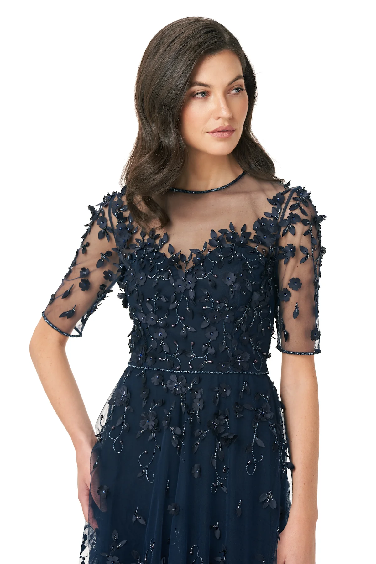 3-Tiered Beaded Gown - Image 7