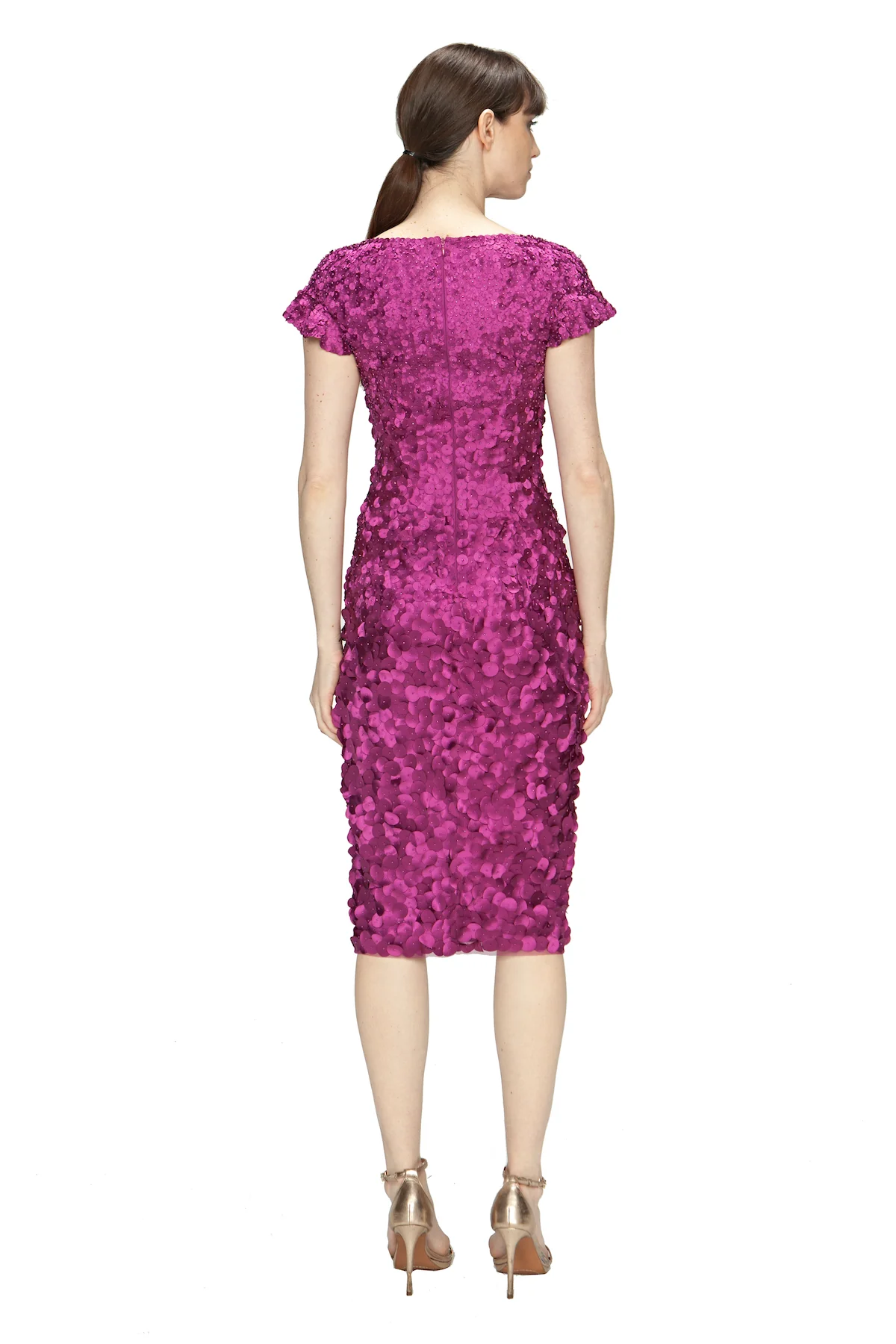 Boat Neck Cocktail Dress - Image 2