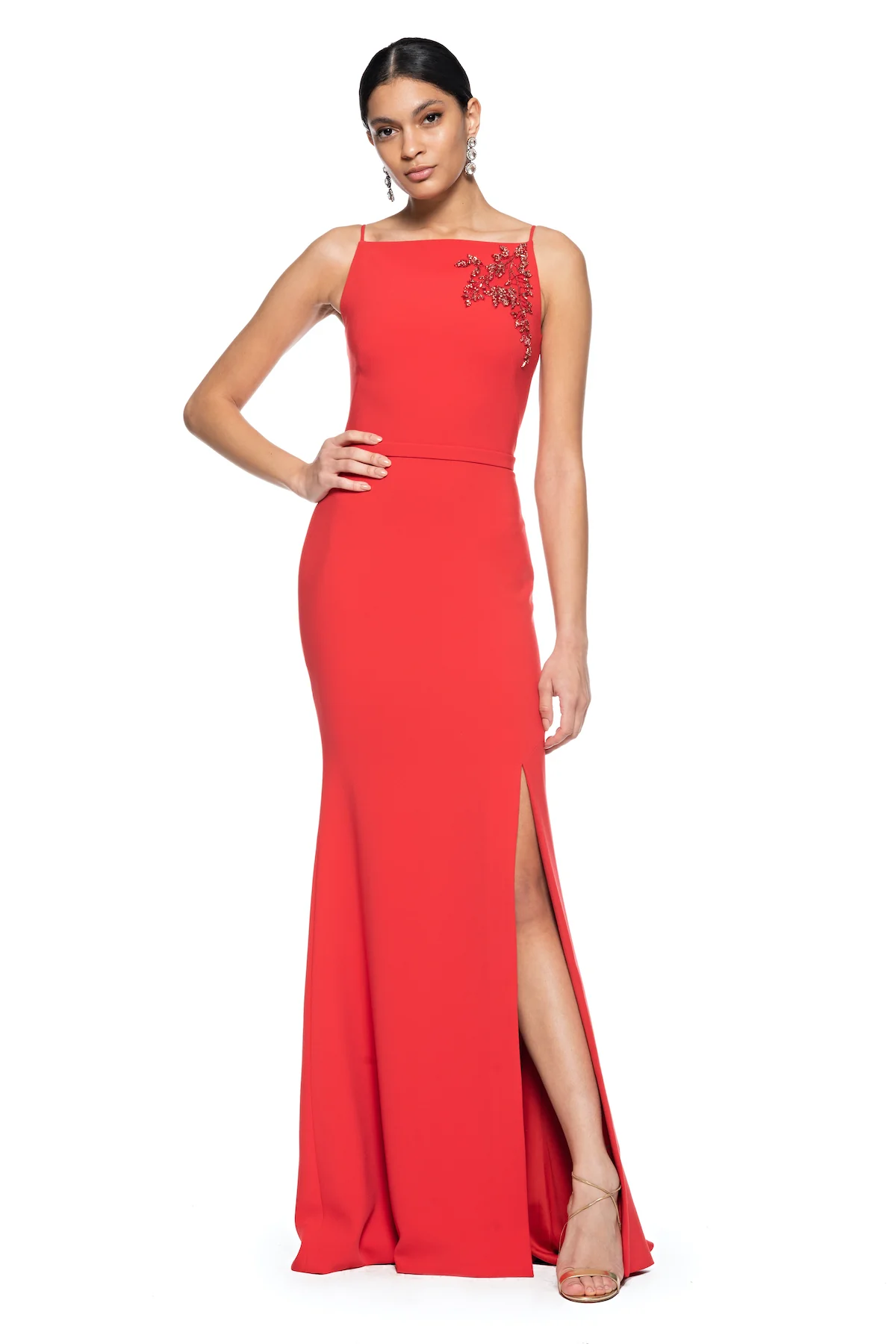 Apron Neck Gown