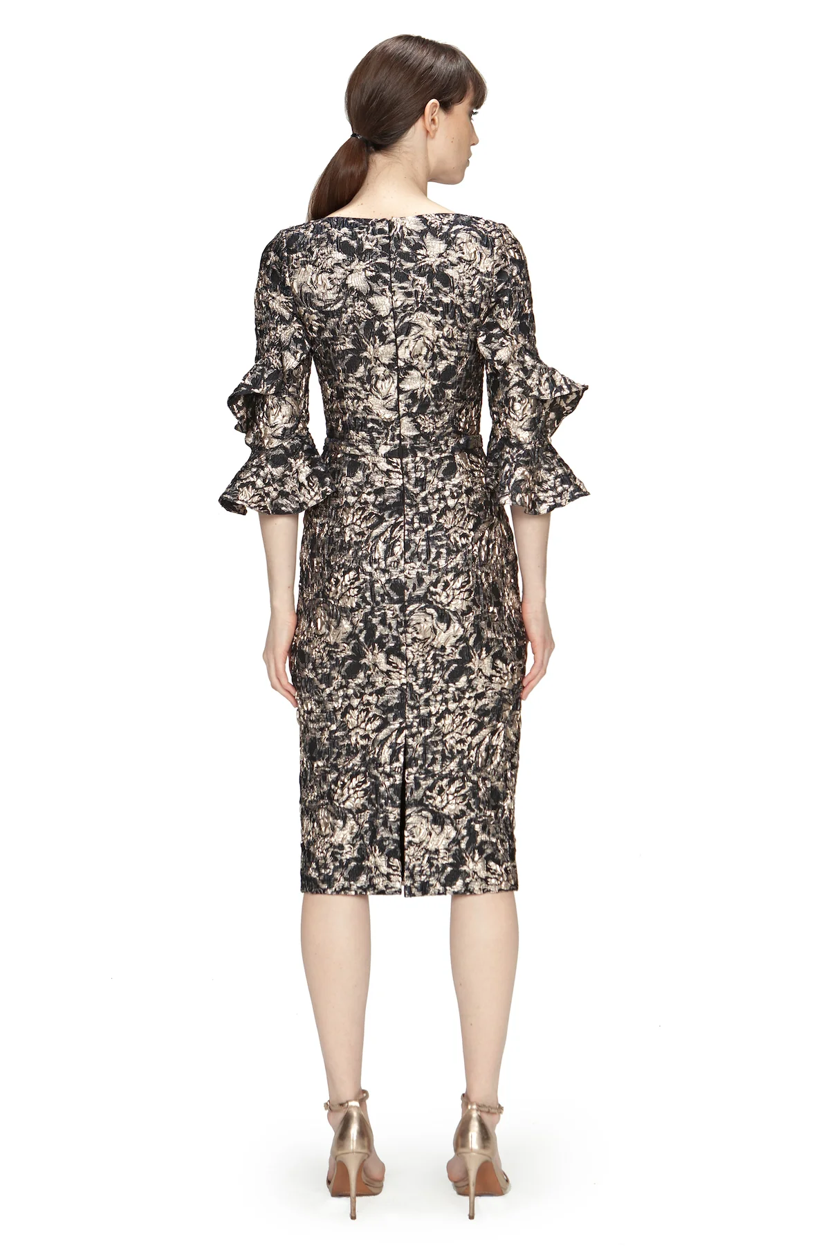 V-Neck Cocktail Dress - Image 2