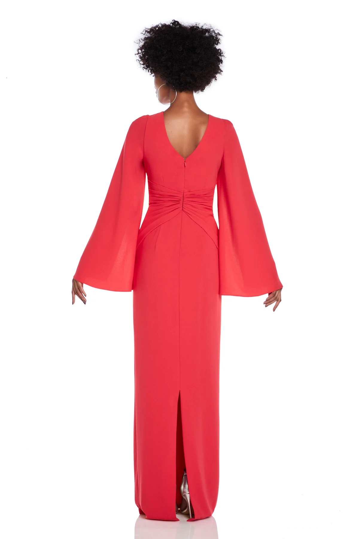 Cape Sleeve Twist Knot Gown - Image 2