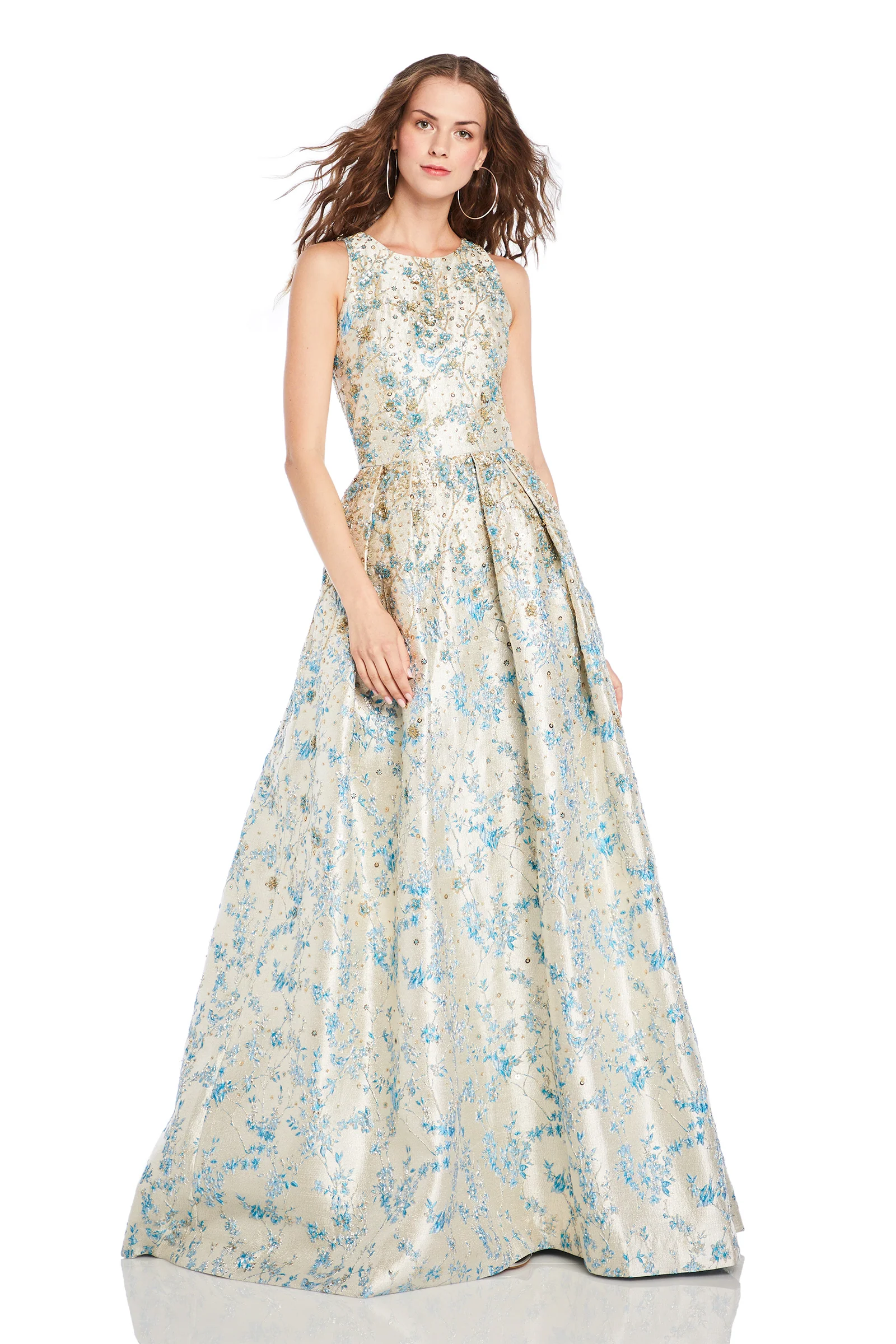 Metallic Ball Gown