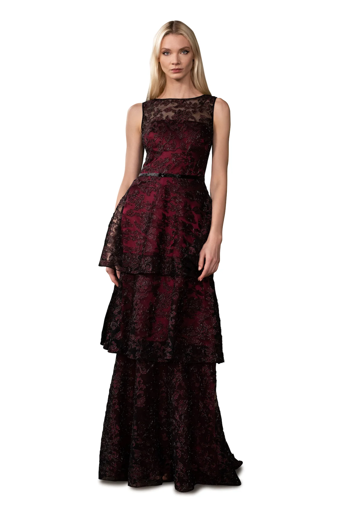 Sleeveless Bateau Gown