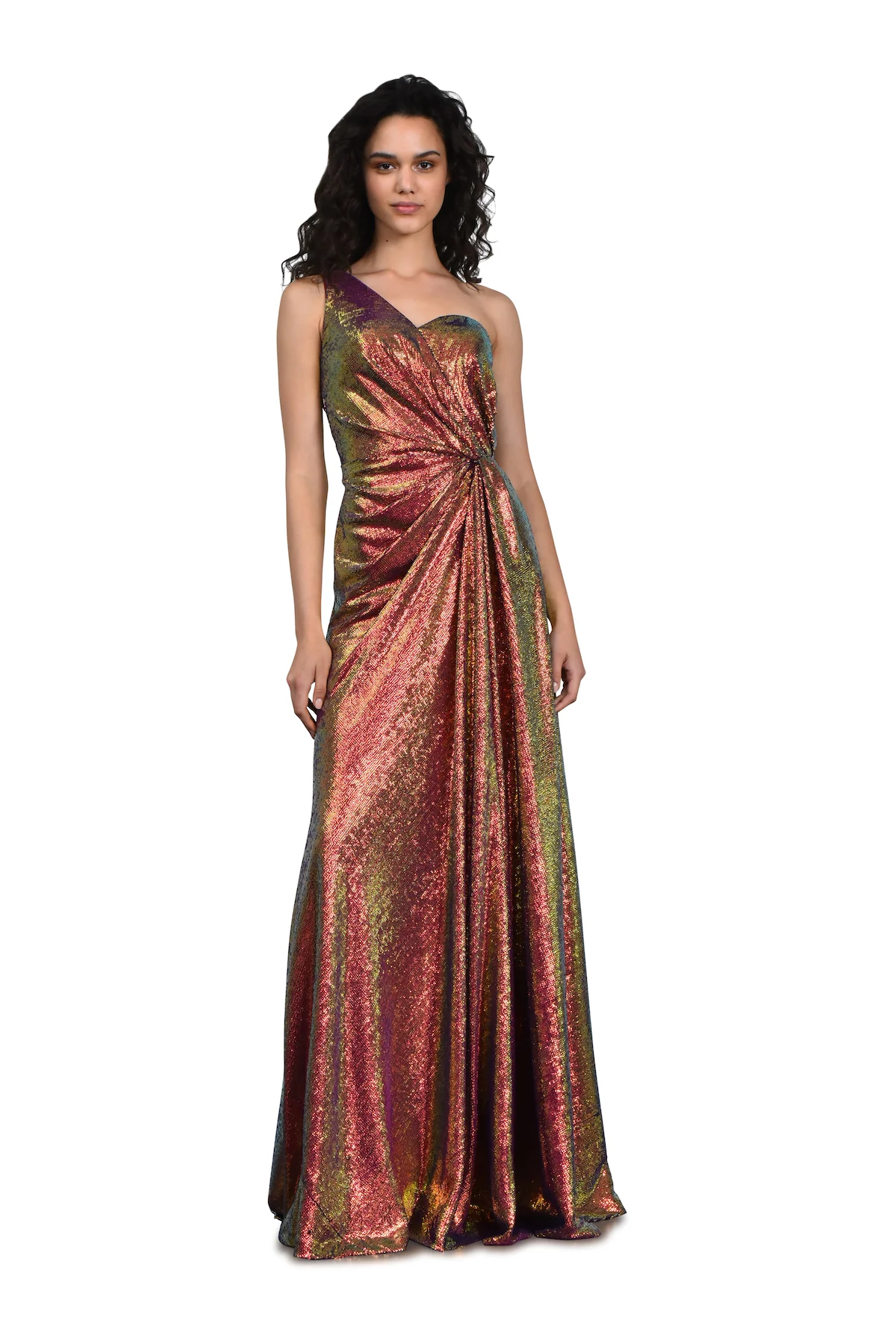 Irridescent Sequin Gown