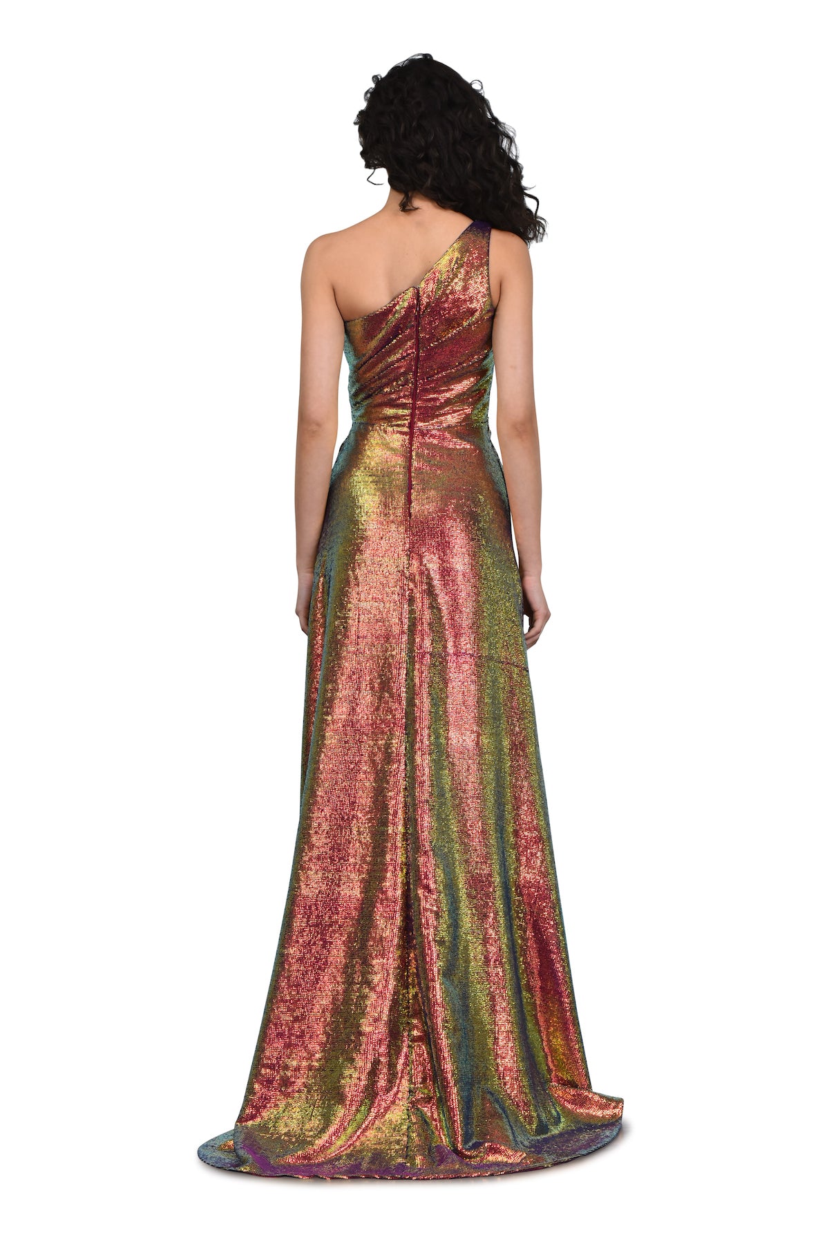 Irridescent Sequin Gown - Image 2