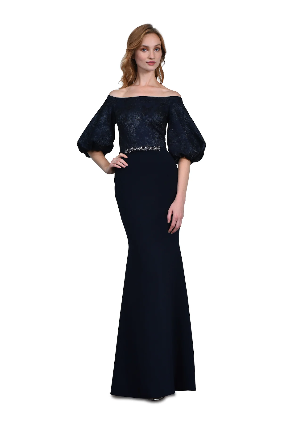 Balloon Sleeve Gown