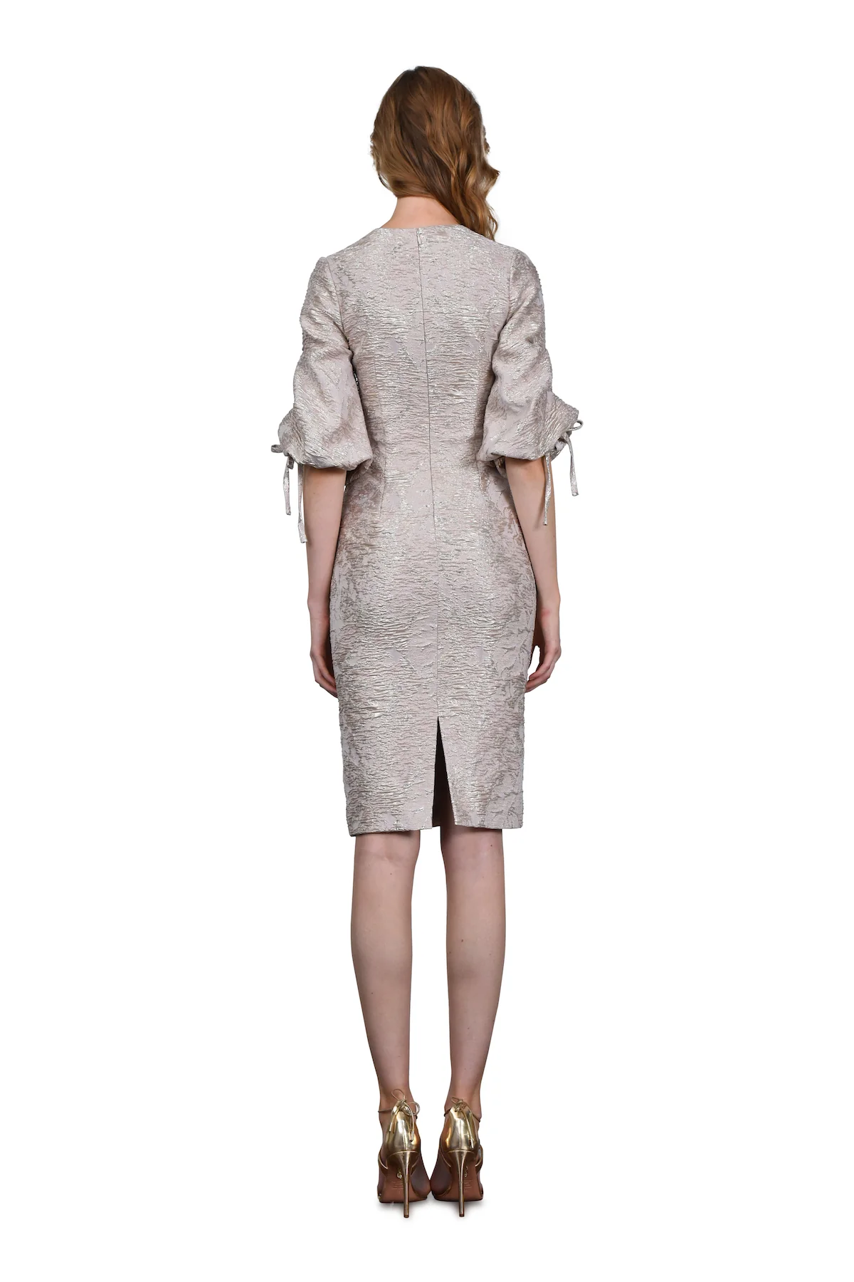 Jewel Neck Cocktail Dress - Image 2