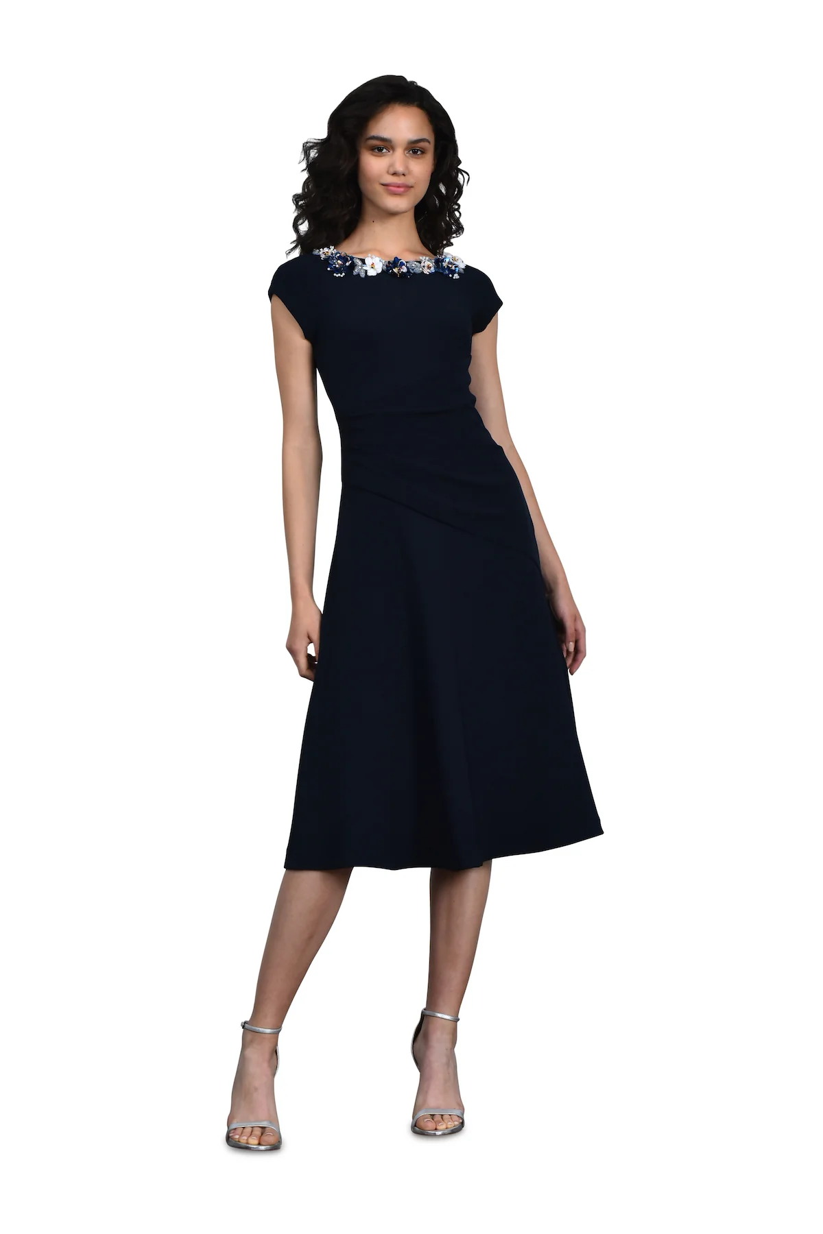 Stretch Crepe Cocktail Dress