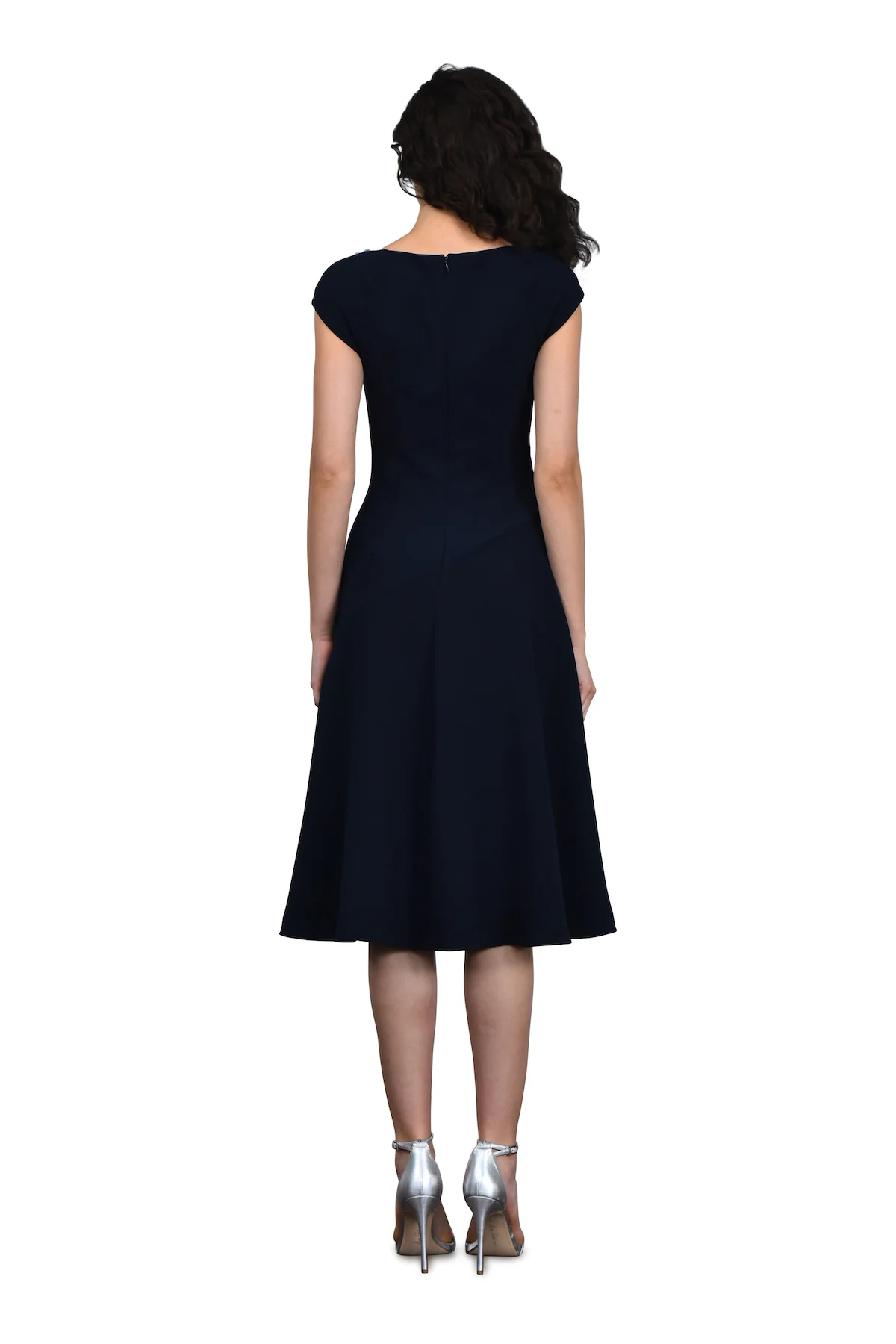 Stretch Crepe Cocktail Dress - Image 2
