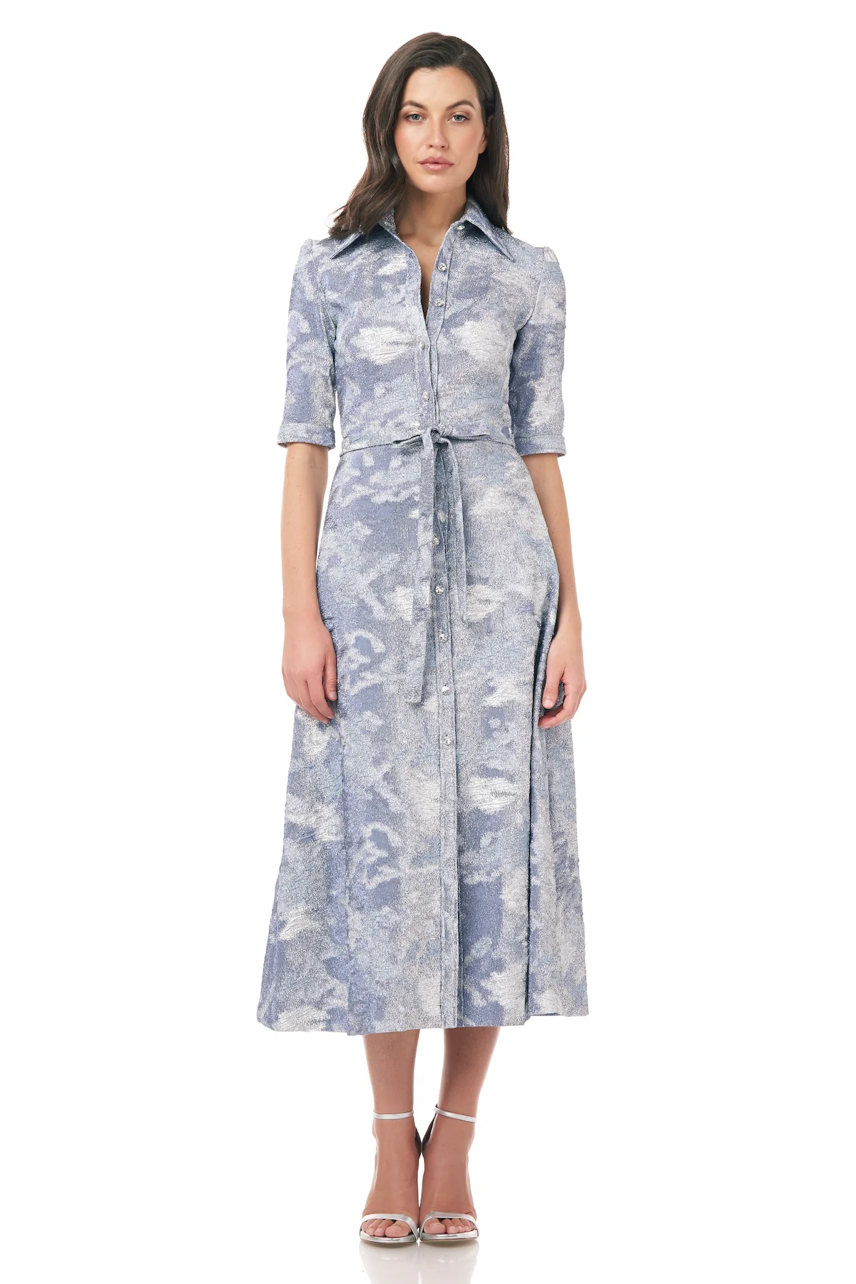 Button Front Shirt Dress - Image 2