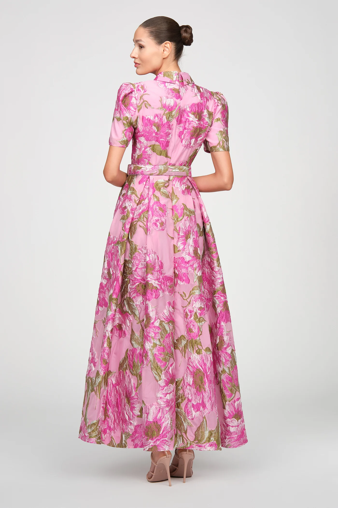 Abba Jacquard Dress - Image 3