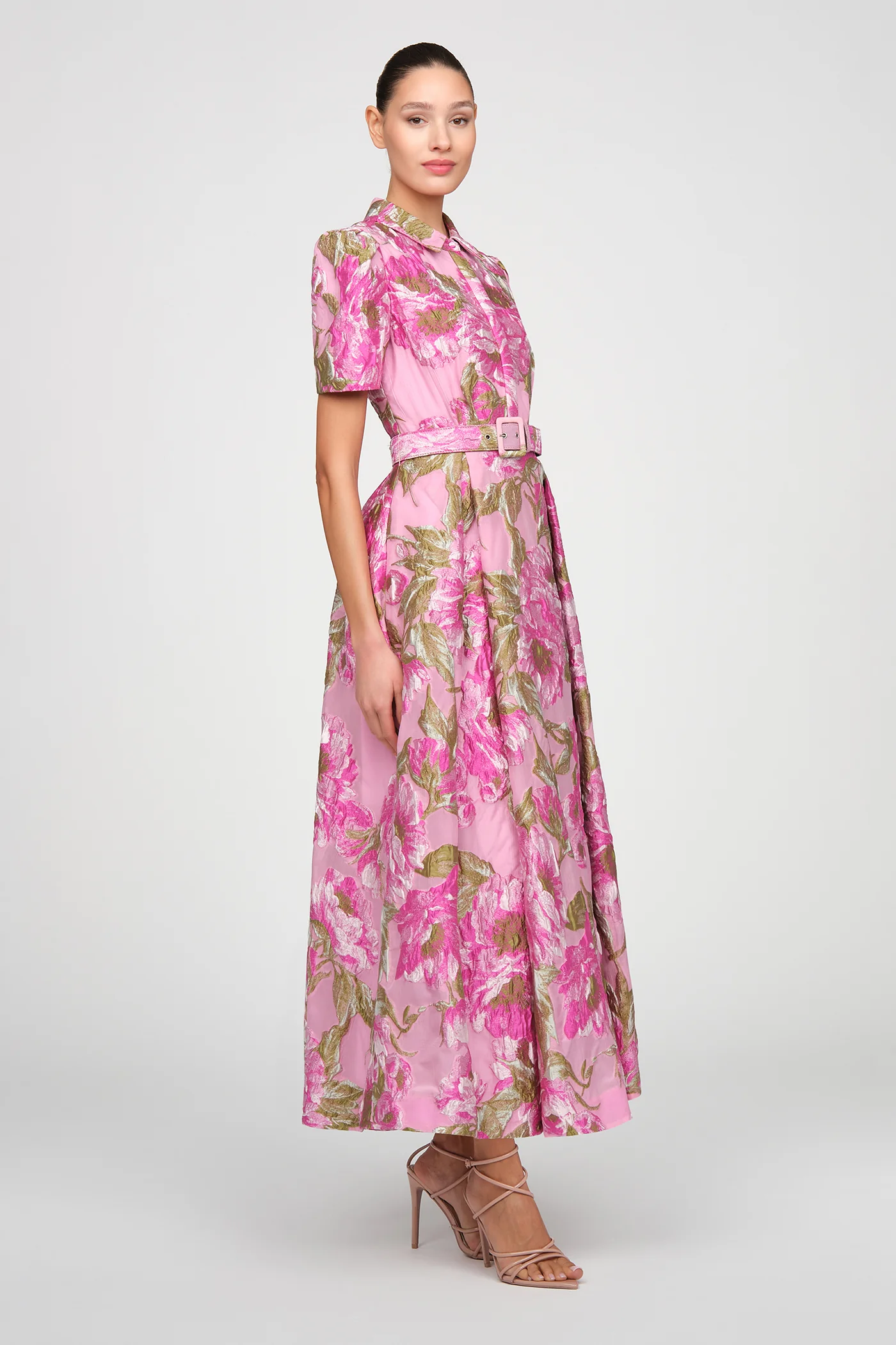 Abba Jacquard Dress - Image 4