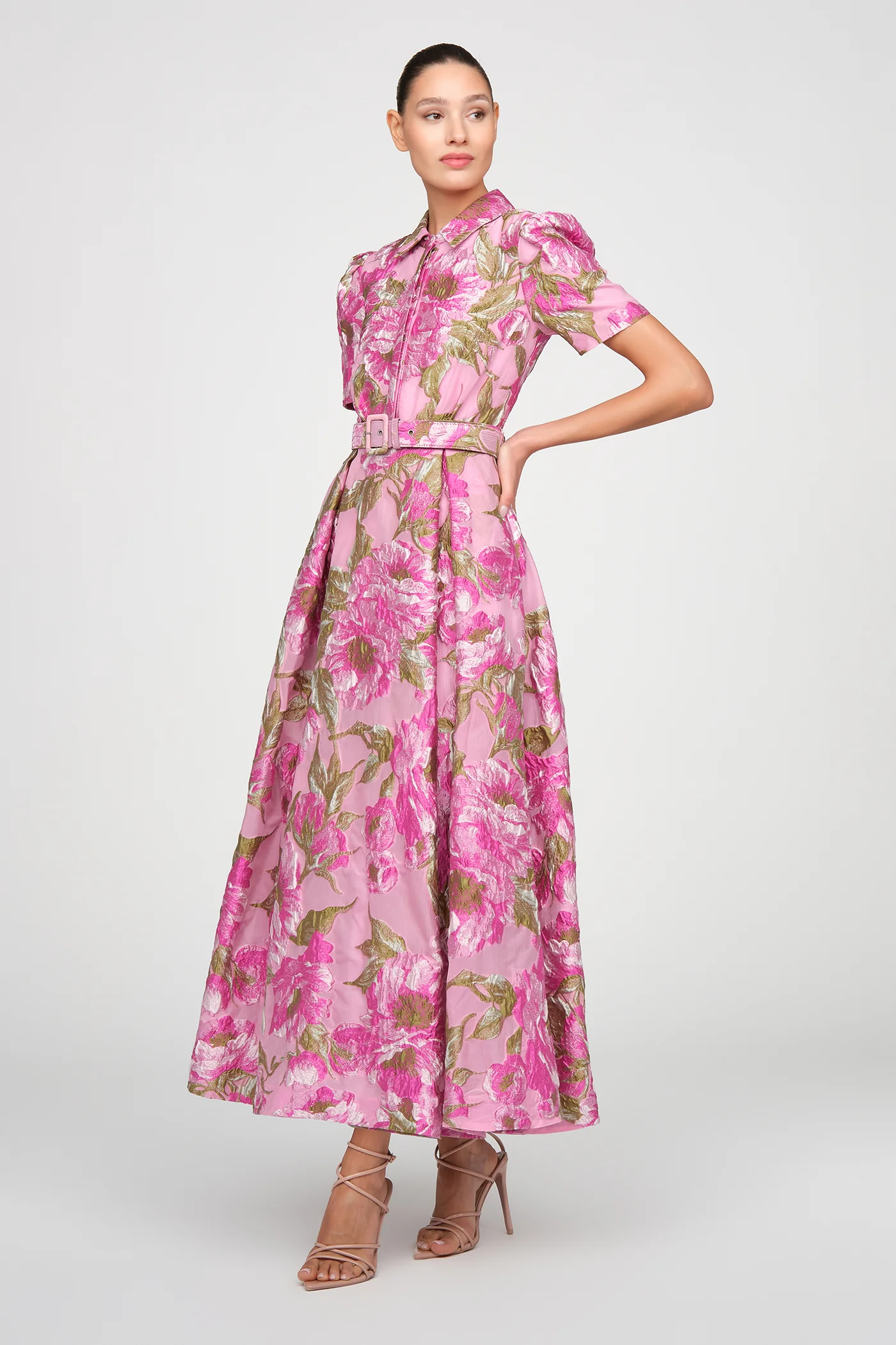 Abba Jacquard Dress - Image 6