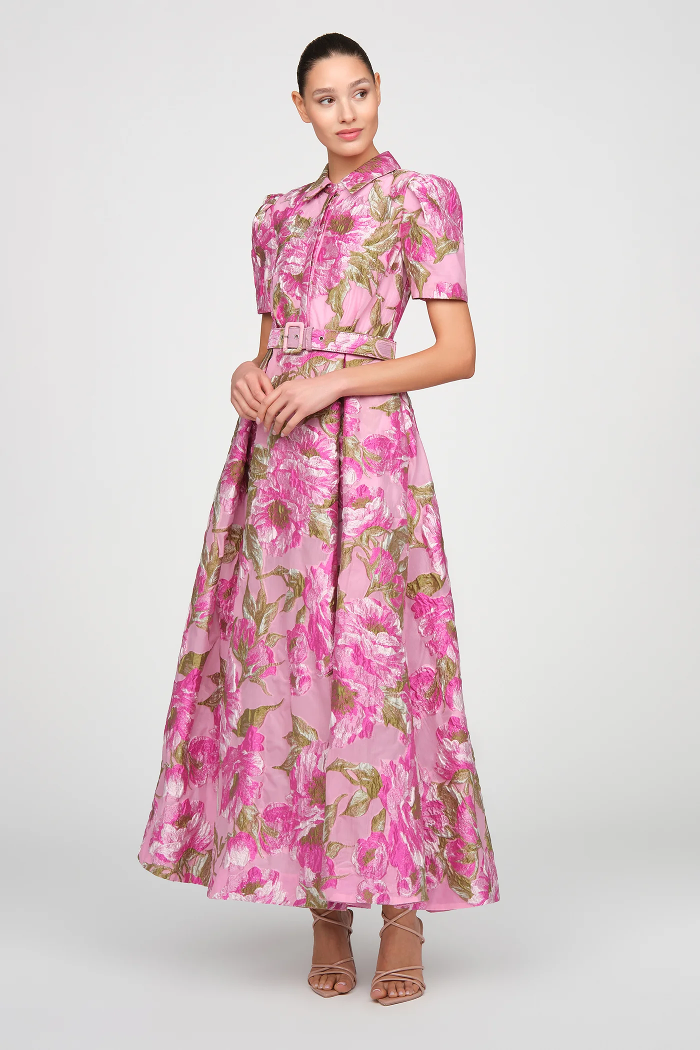 Abba Jacquard Dress - Image 8