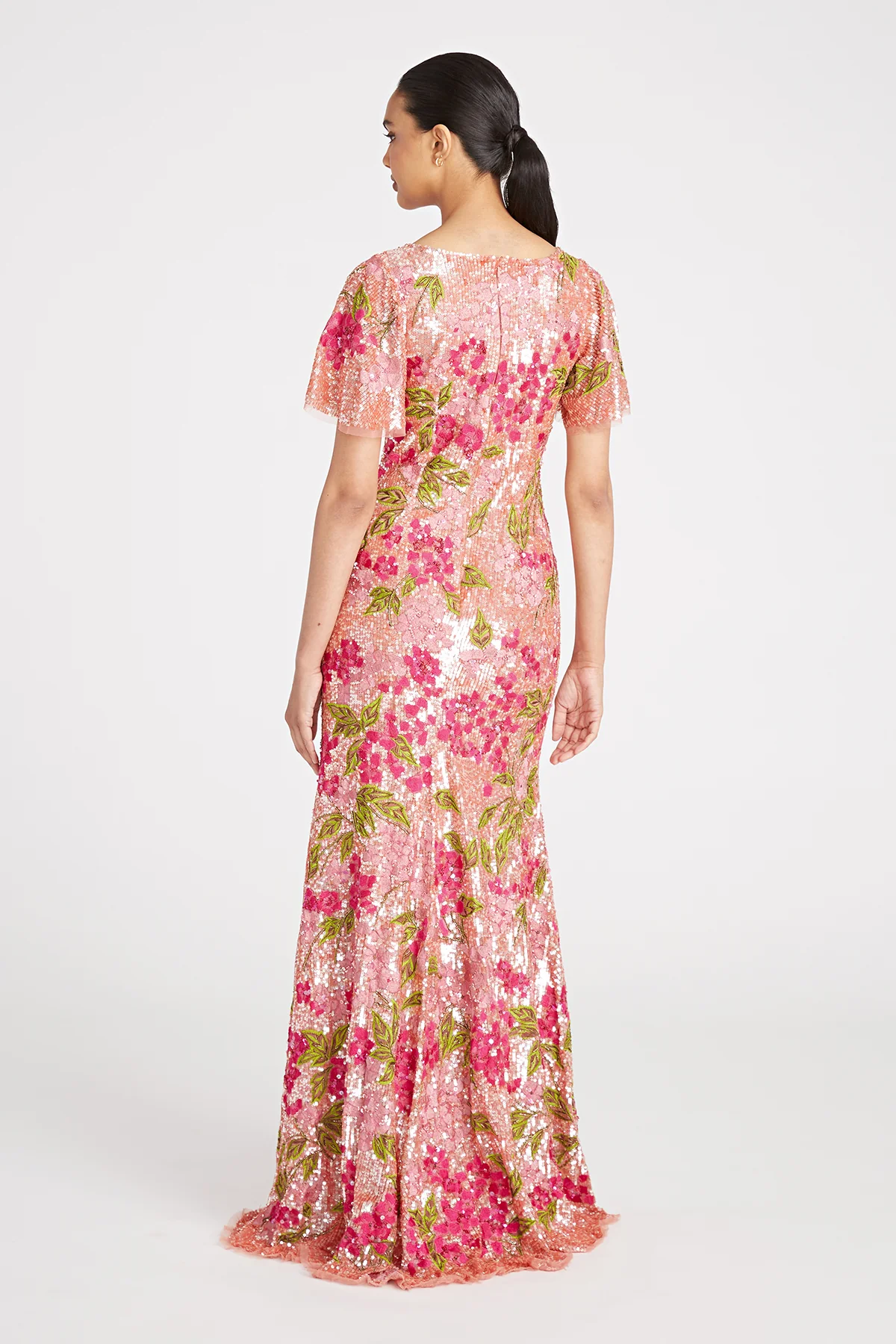 Adelina Column Sequin Gown - Image 2