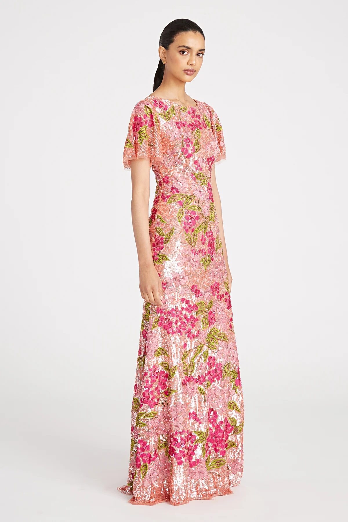 Adelina Column Sequin Gown - Image 3