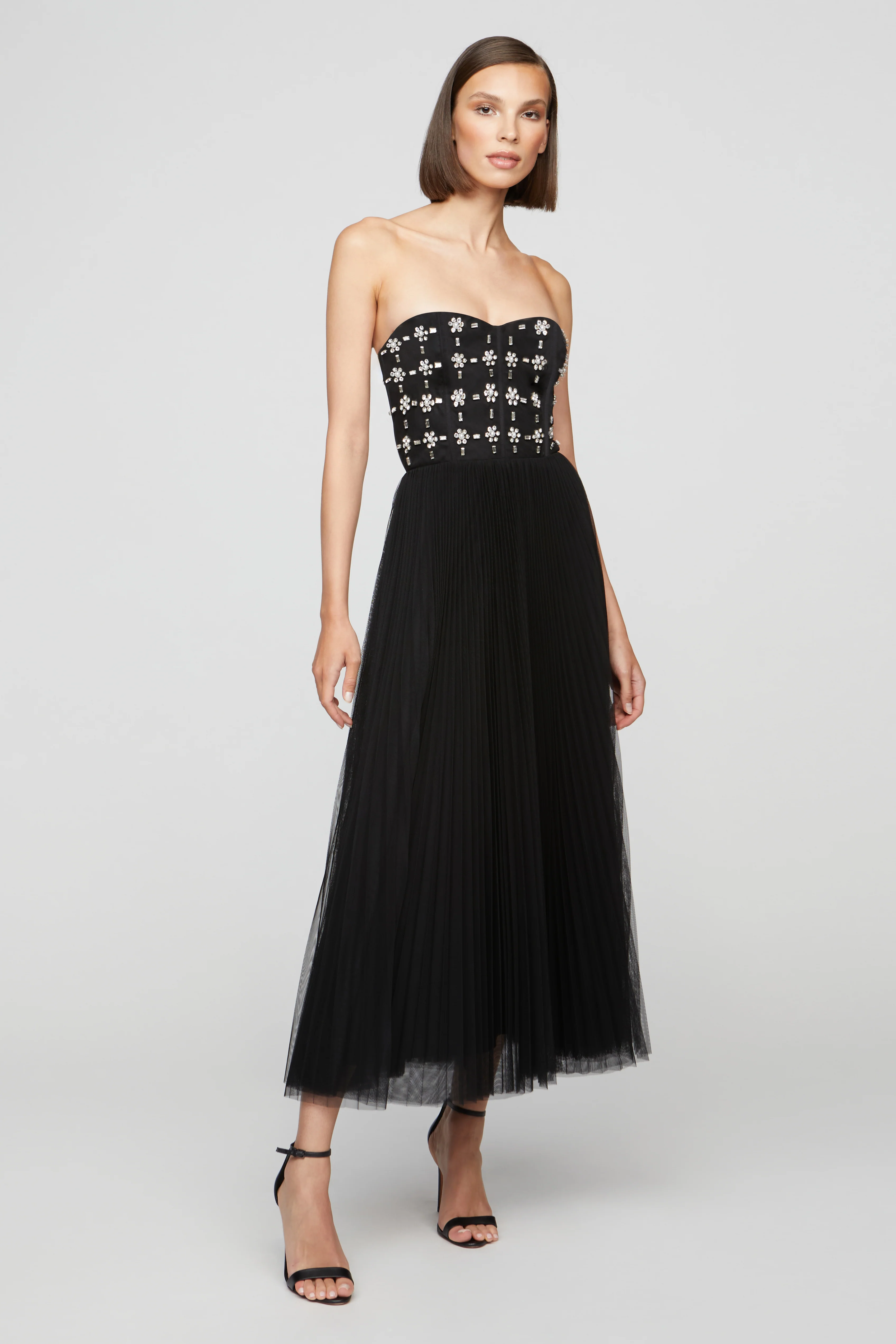 Alesia Strapless Midi Dress - Image 2