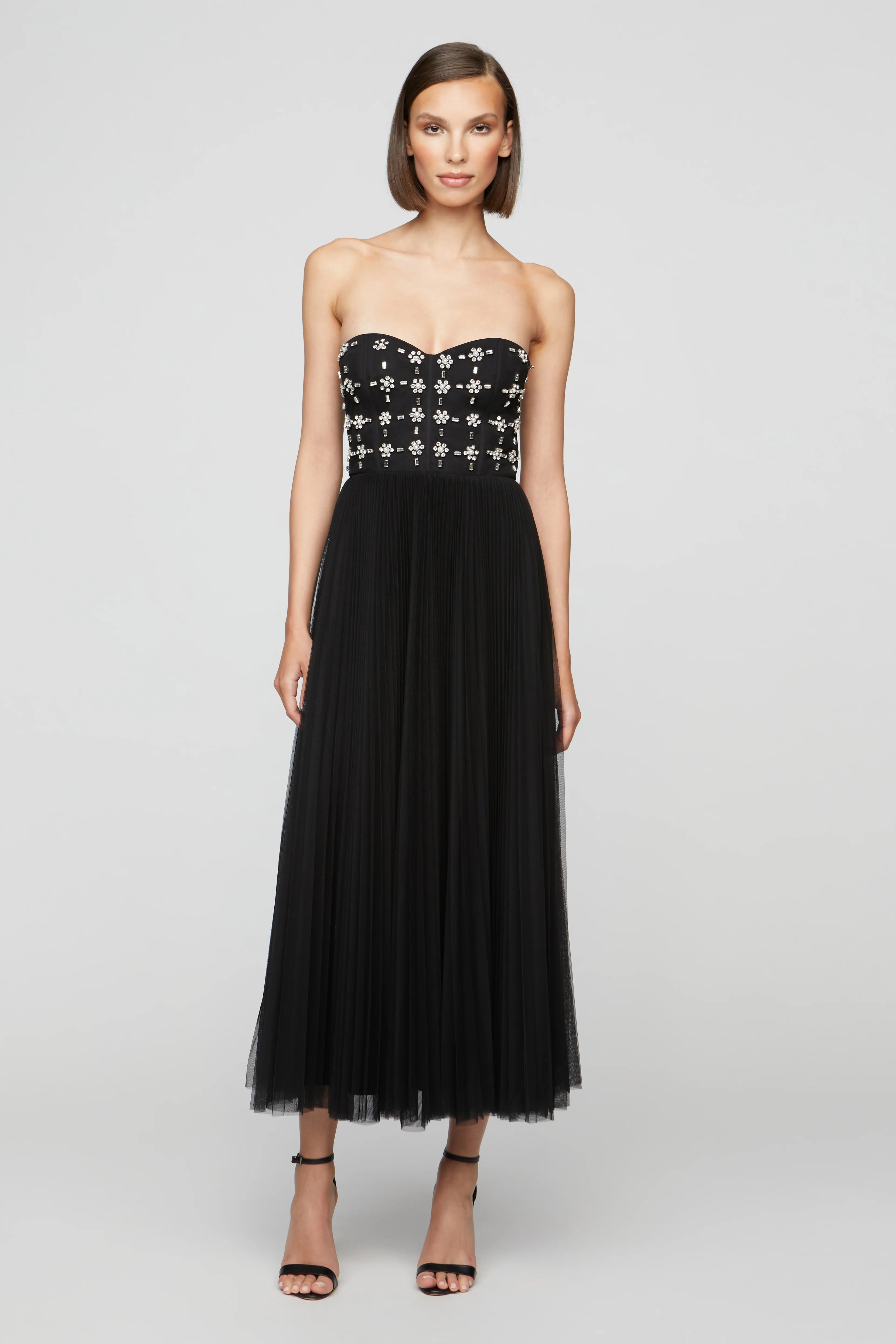 Alesia Strapless Midi Dress - Image 4