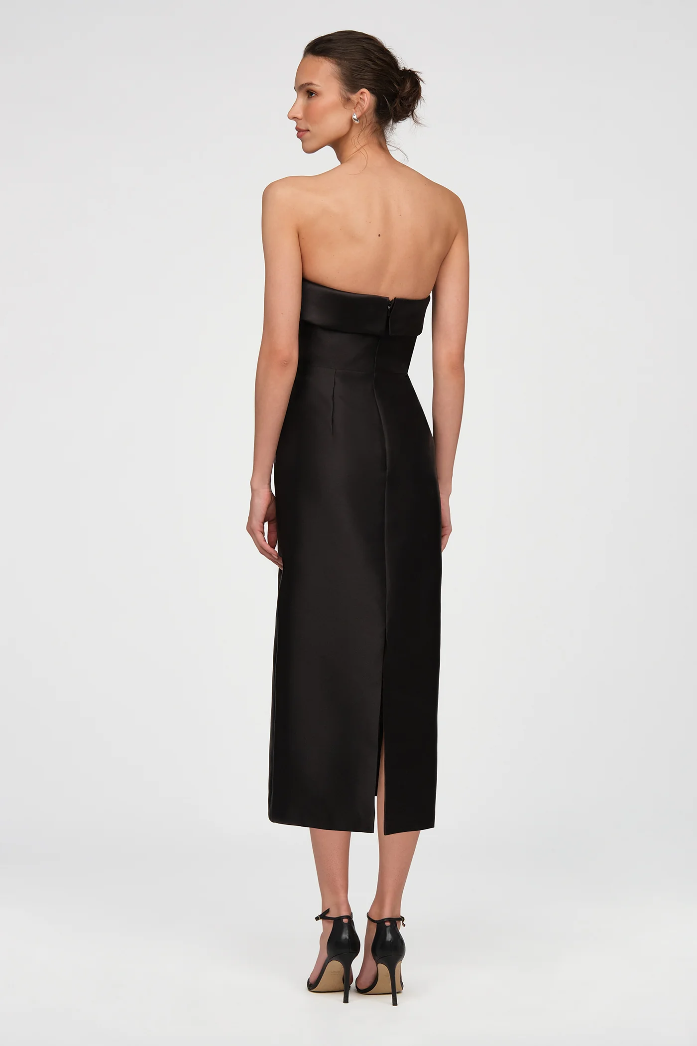 Aliana Strapless Mikado Dress - Image 3