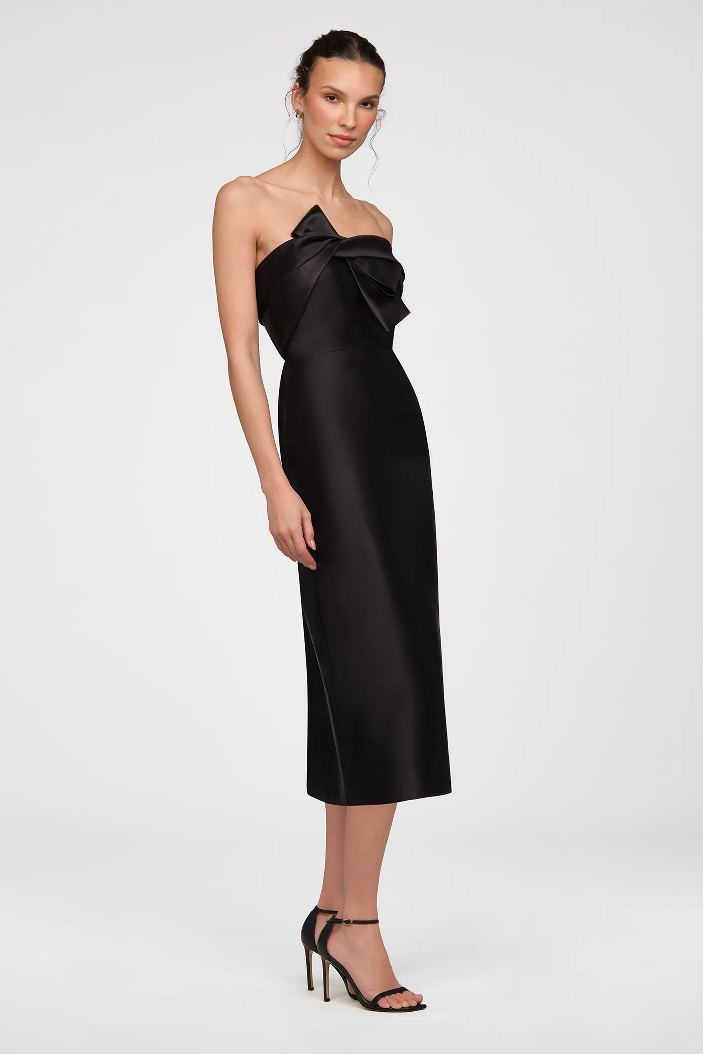 Aliana Strapless Mikado Dress - Image 5