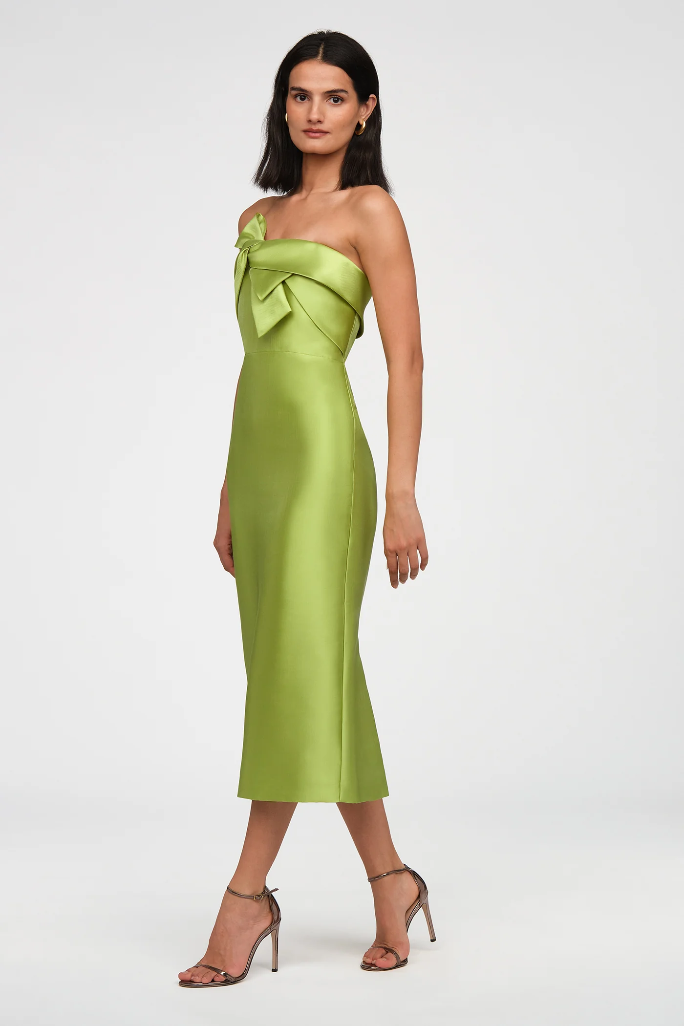 Aliana Strapless Mikado Dress - Image 4