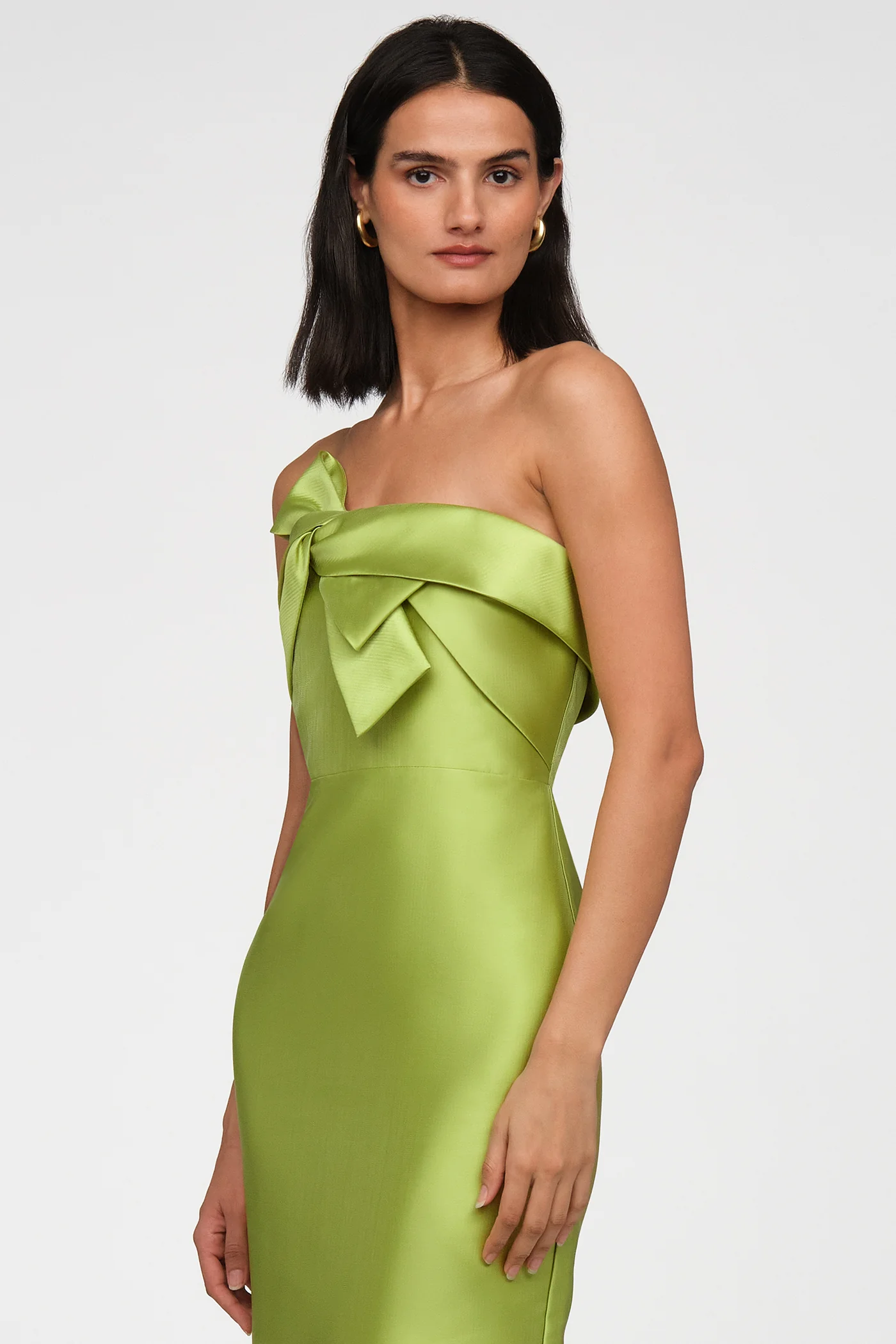 Aliana Strapless Mikado Dress - Image 5