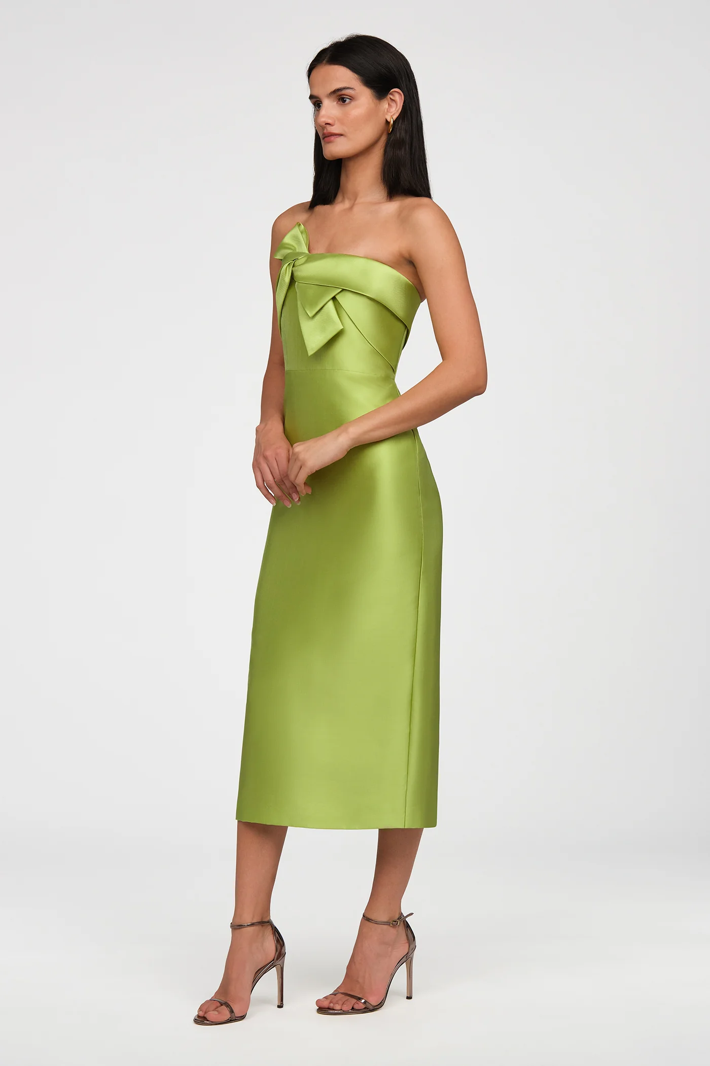 Aliana Strapless Mikado Dress - Image 6
