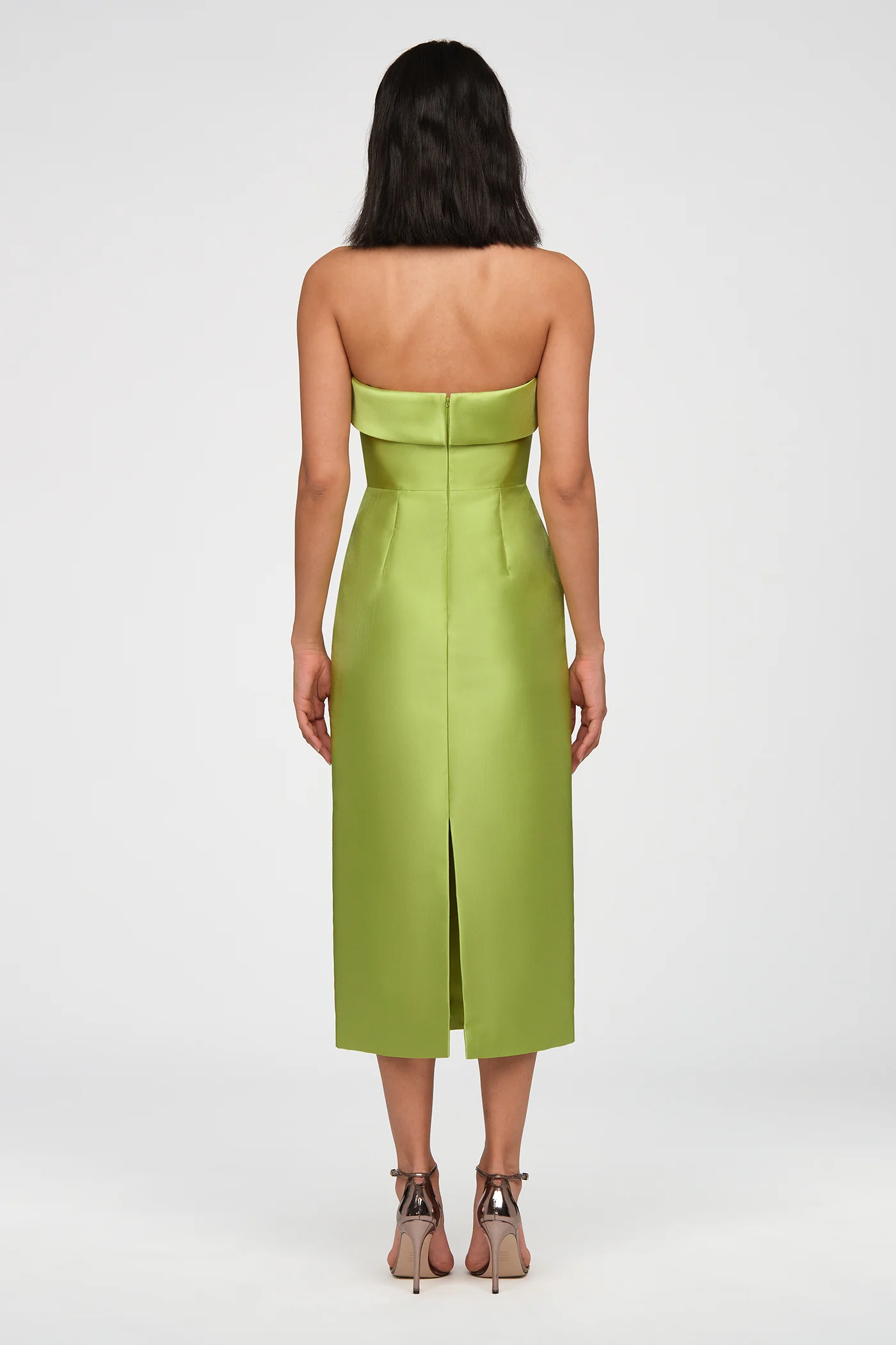 Aliana Strapless Mikado Dress - Image 7