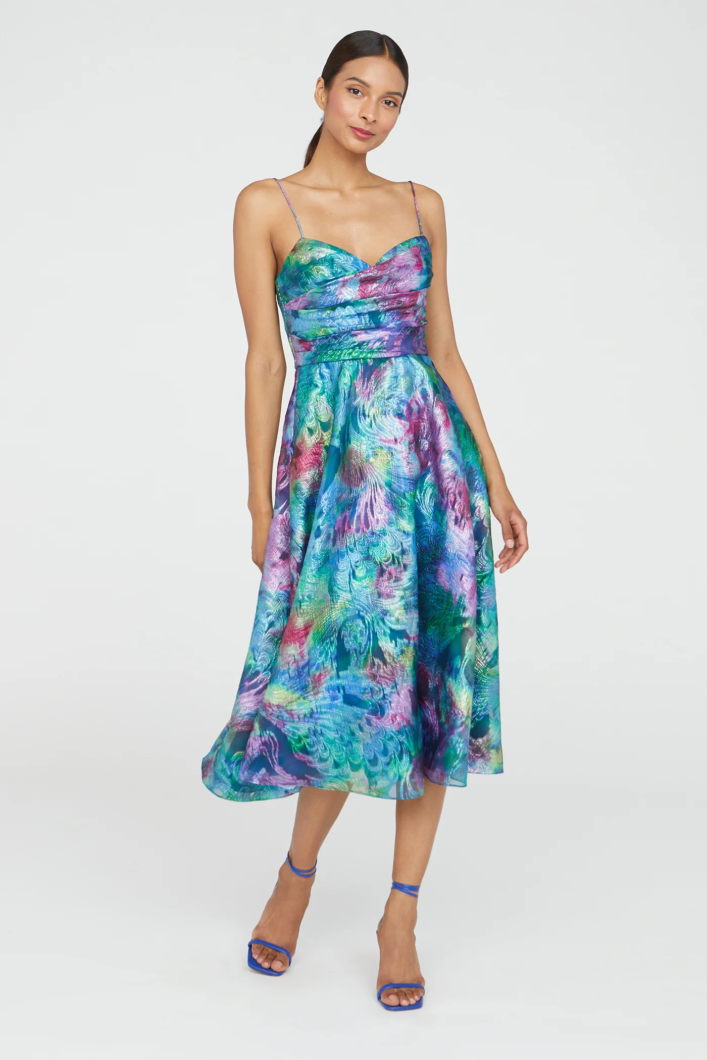Allegra Draped Cocktail Dress - Image 3