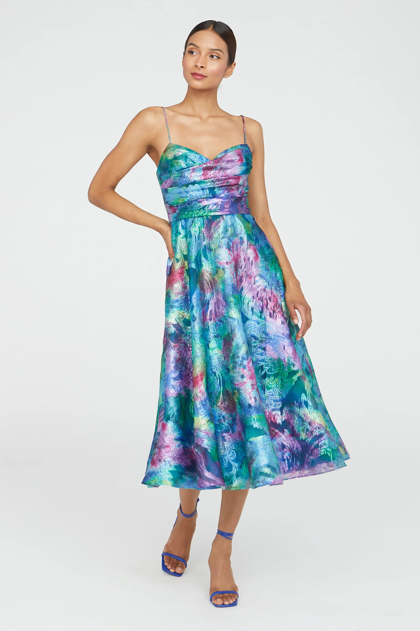 Allegra Draped Cocktail Dress - Image 6