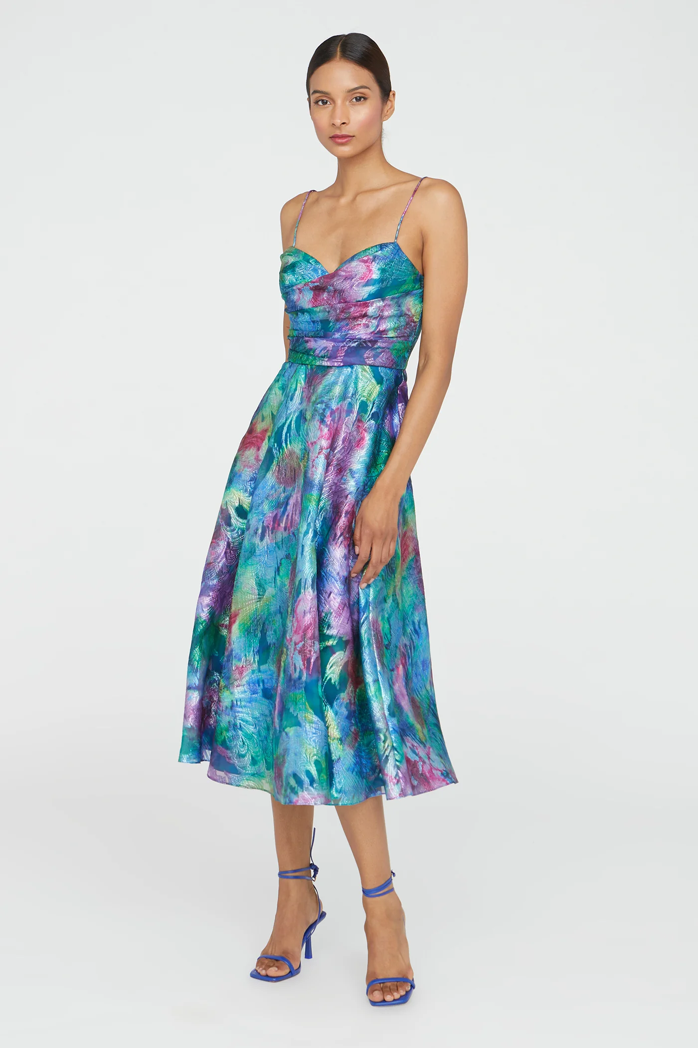 Allegra Draped Cocktail Dress - Image 7