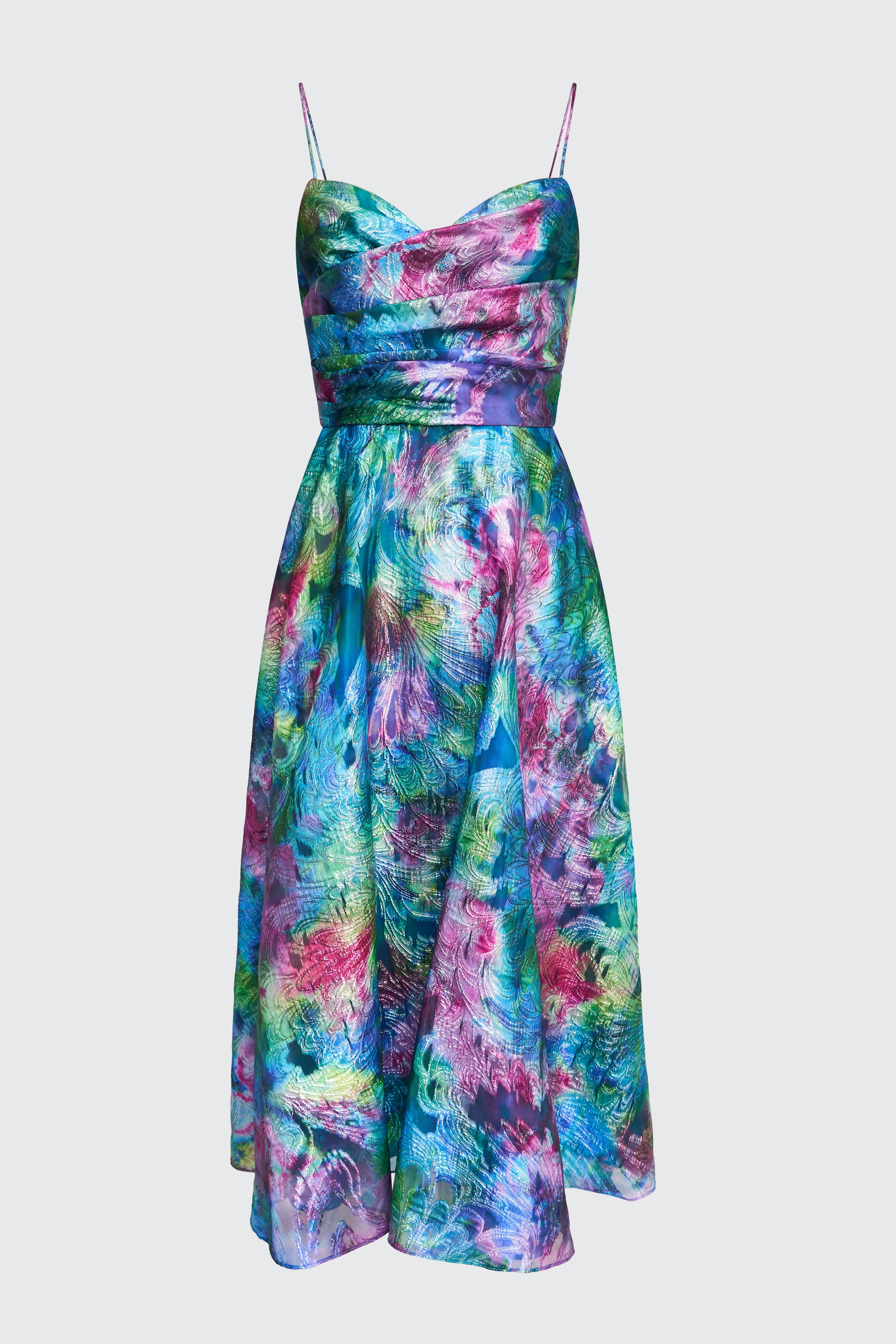 Allegra Draped Cocktail Dress - Image 9
