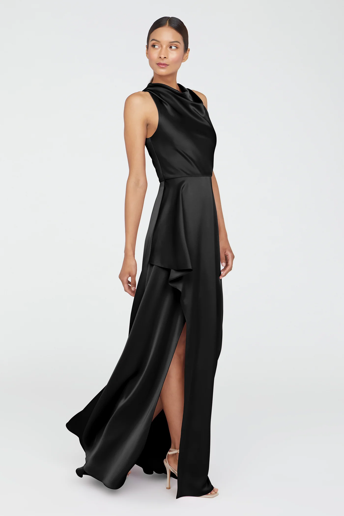 Amara Cowl Drape Gown - Image 3