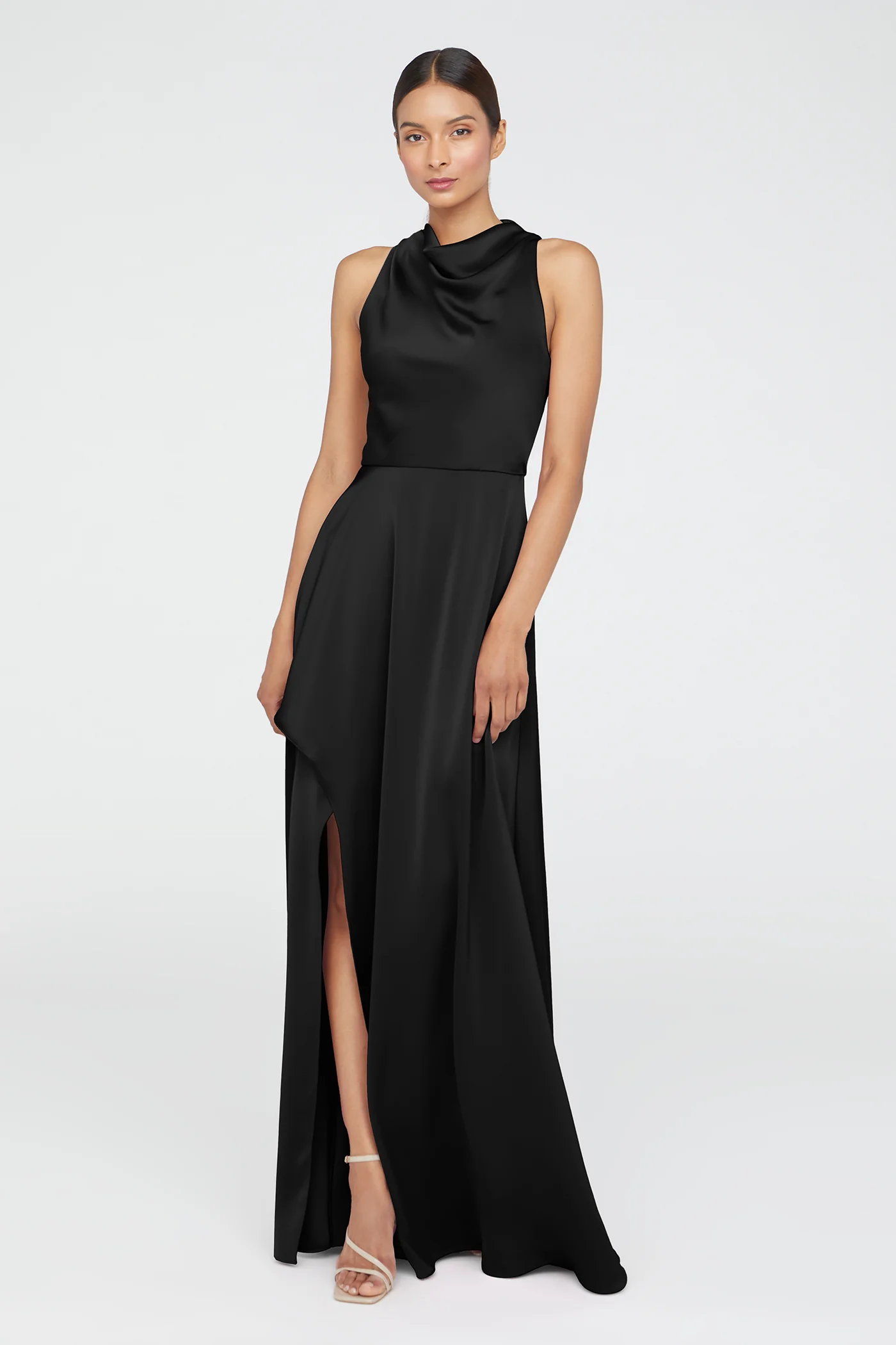 Amara Cowl Drape Gown - Image 6