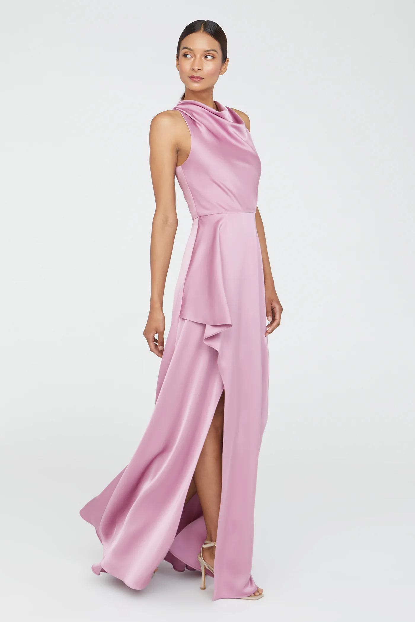 Amara Cowl Drape Gown - Image 3