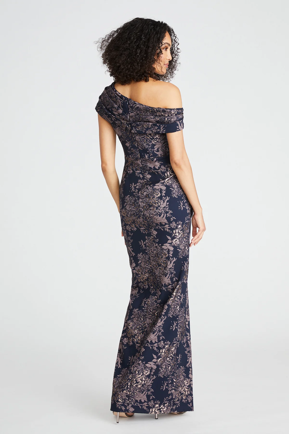 Amaris Jacquard Column Gown - Image 3