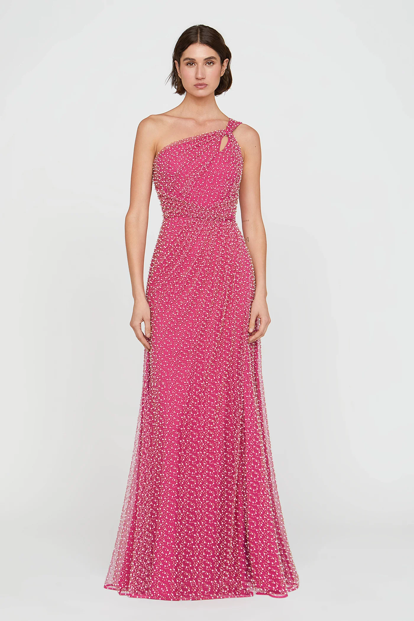 Amber Twist A Line Gown
