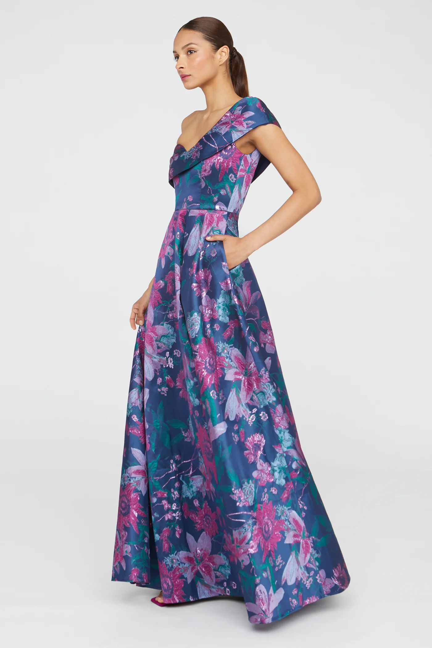 Angelica Asymetric A Line Gown - Image 3