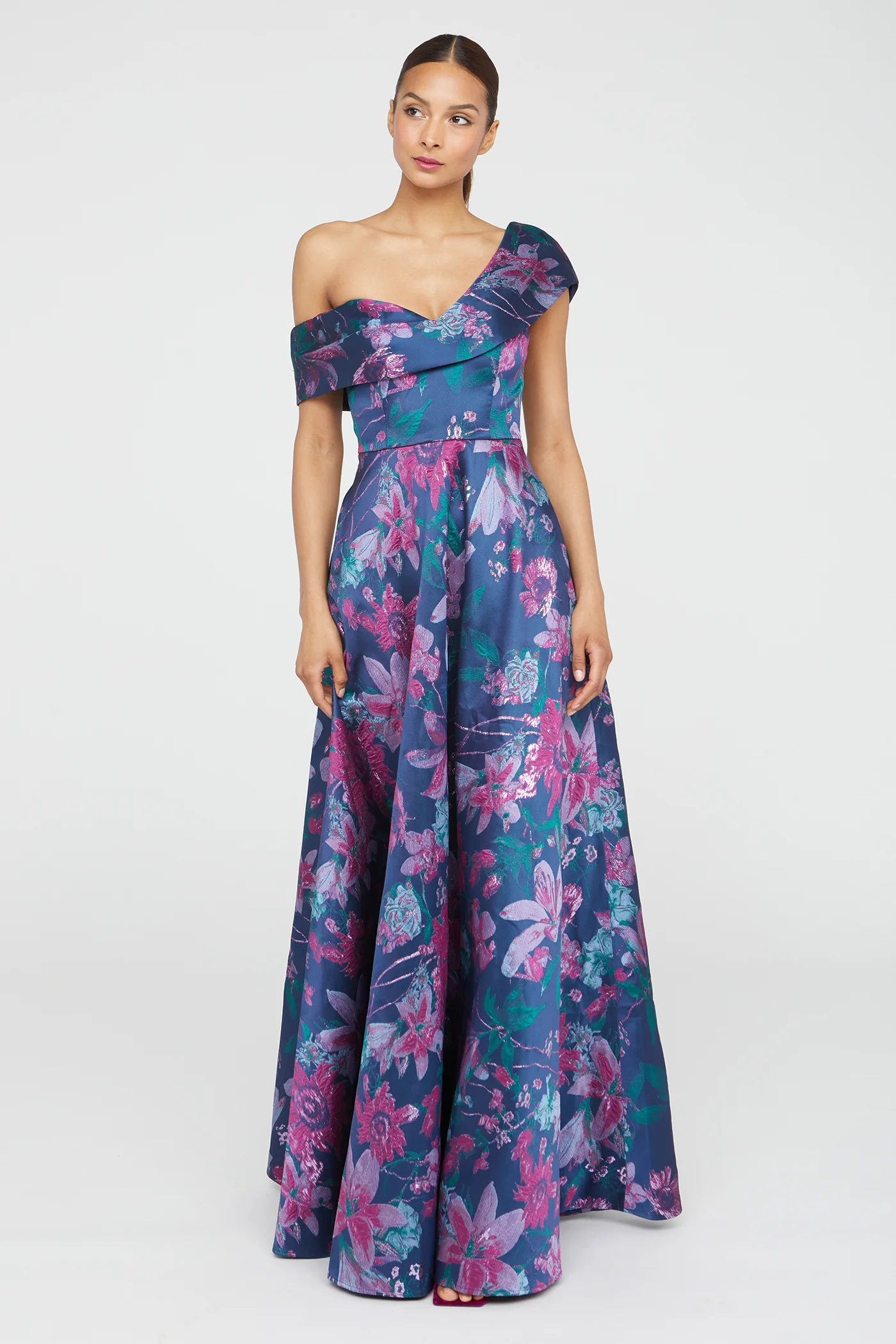 Angelica Asymetric A Line Gown - Image 9