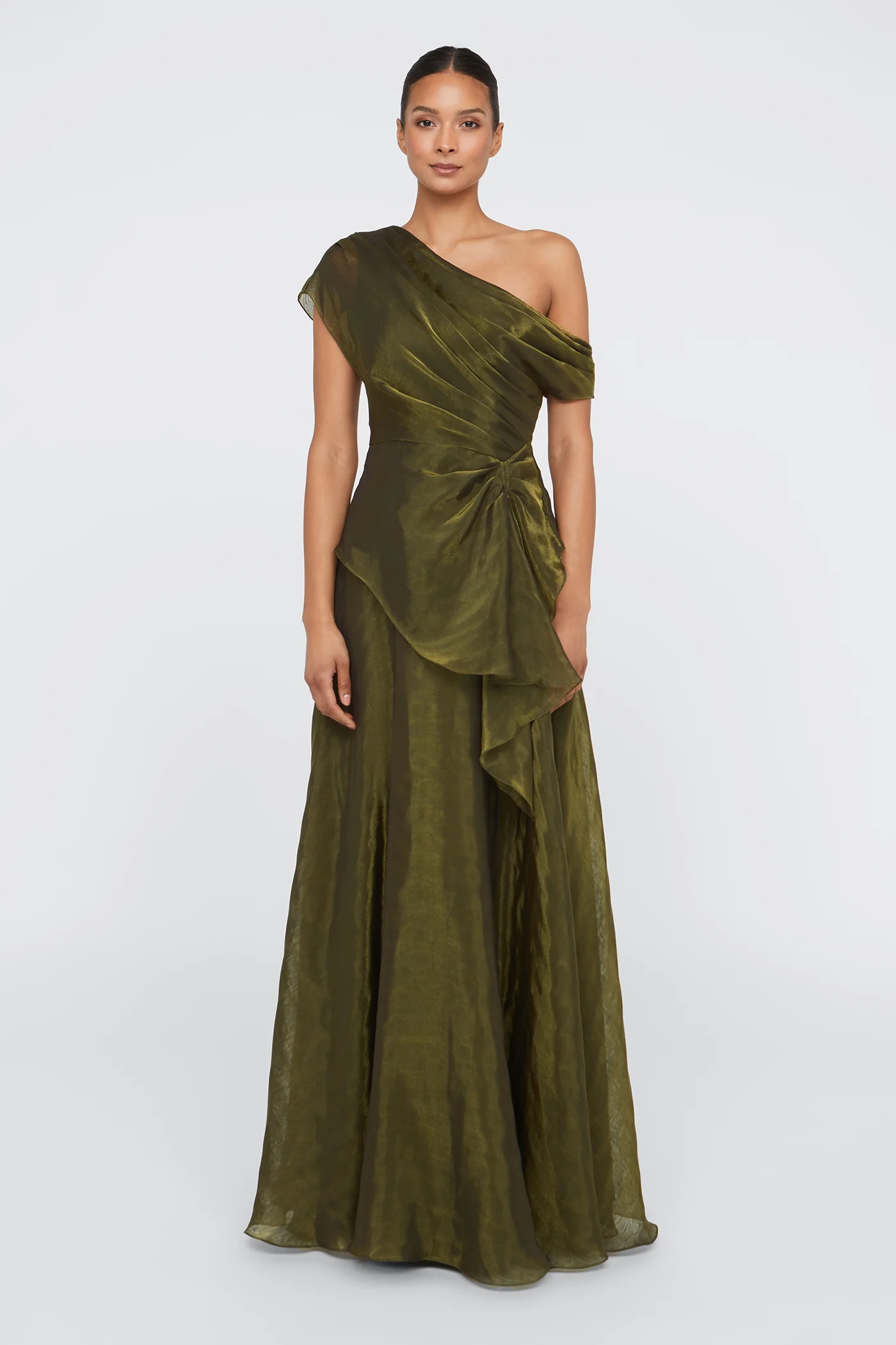Avalina Organza Lame Gown