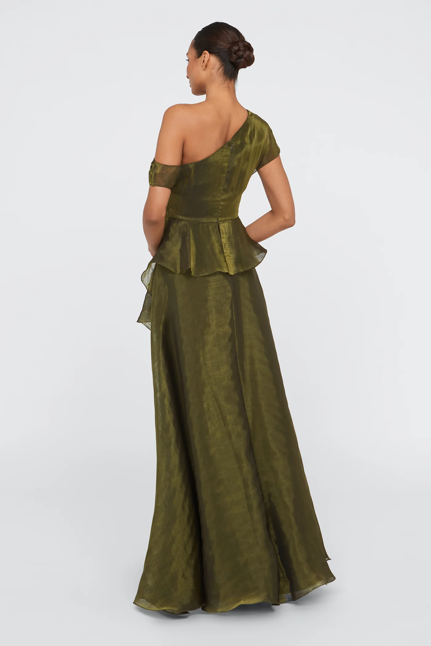 Avalina Organza Lame Gown - Image 2