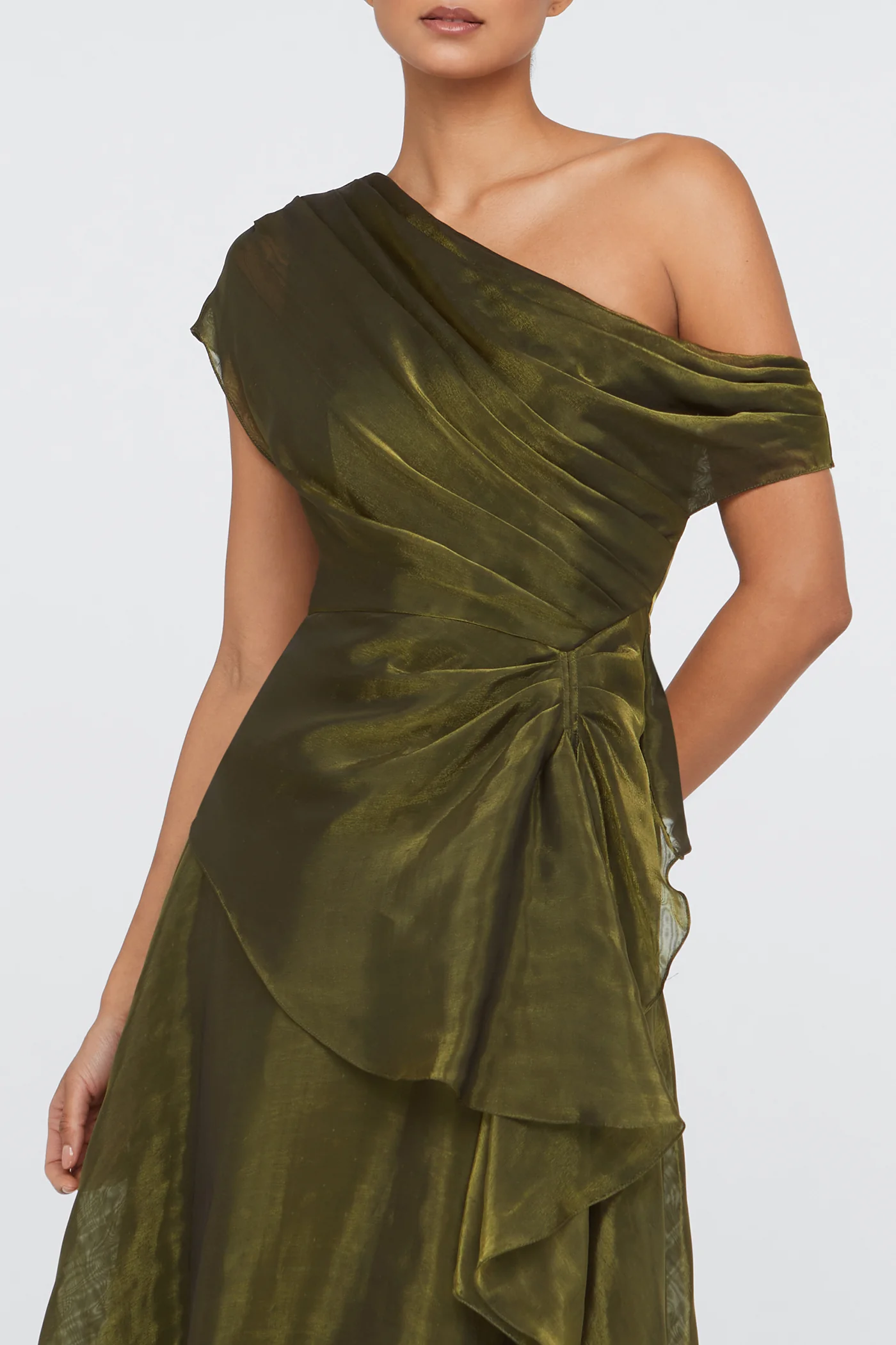 Avalina Organza Lame Gown - Image 4