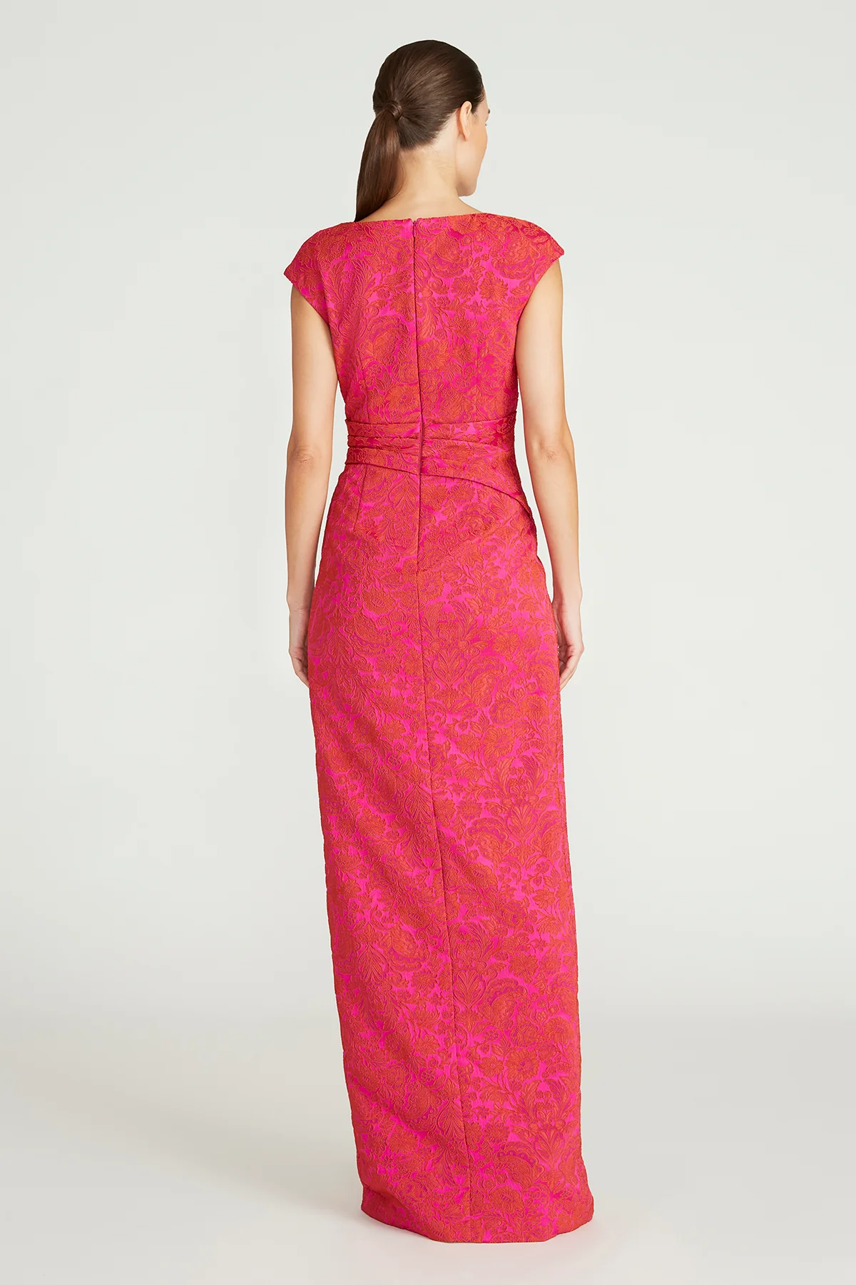 Barbara Scoop Neck Column Gown - Image 2