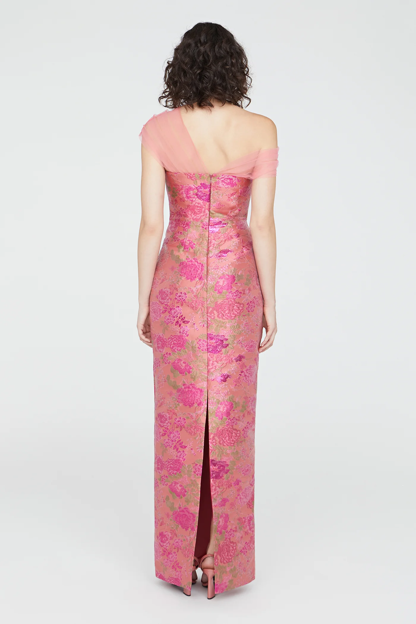 Beverly Draped Shawl Gown - Image 2