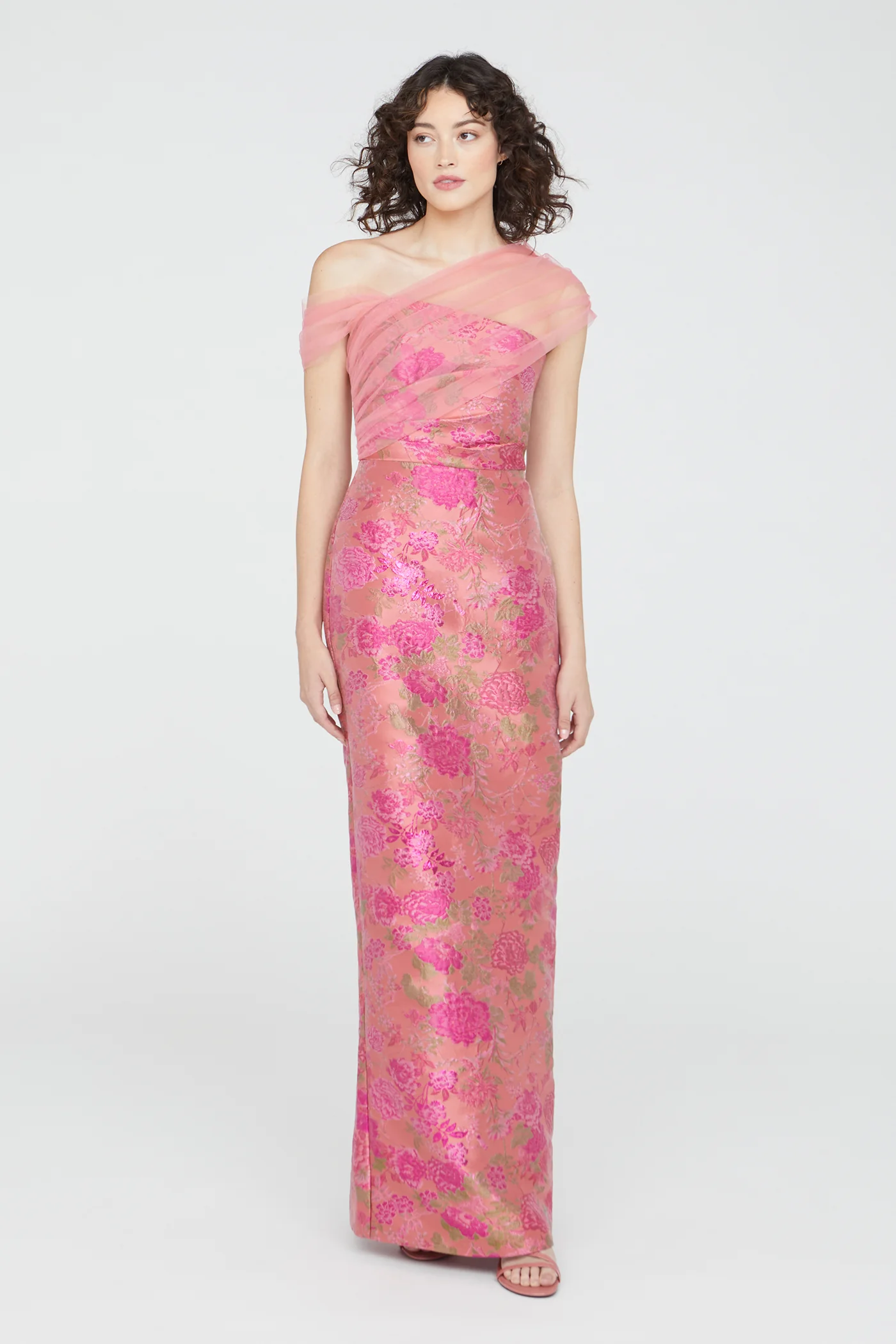 Beverly Draped Shawl Gown - Image 6